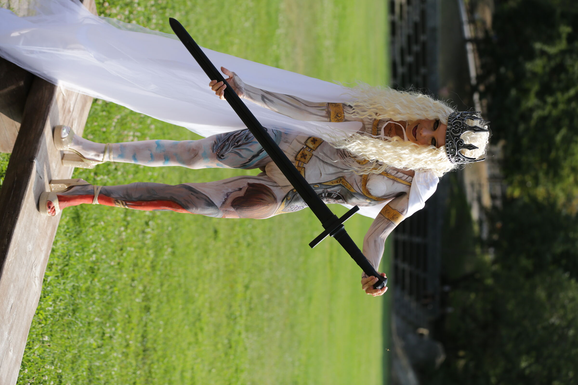 body painting at FENIS