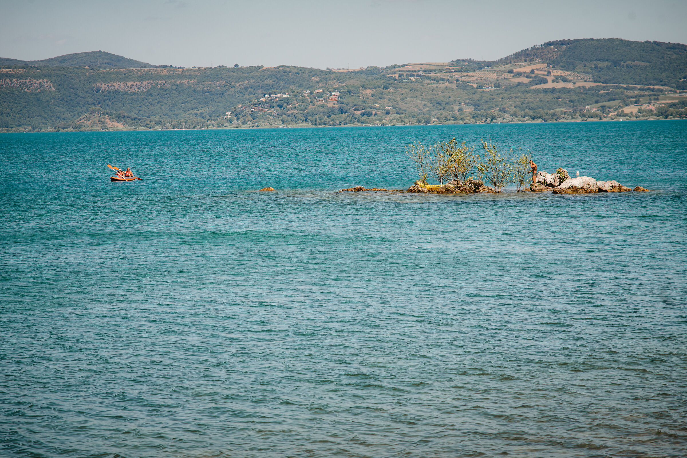 Islet in Lake Bracciano