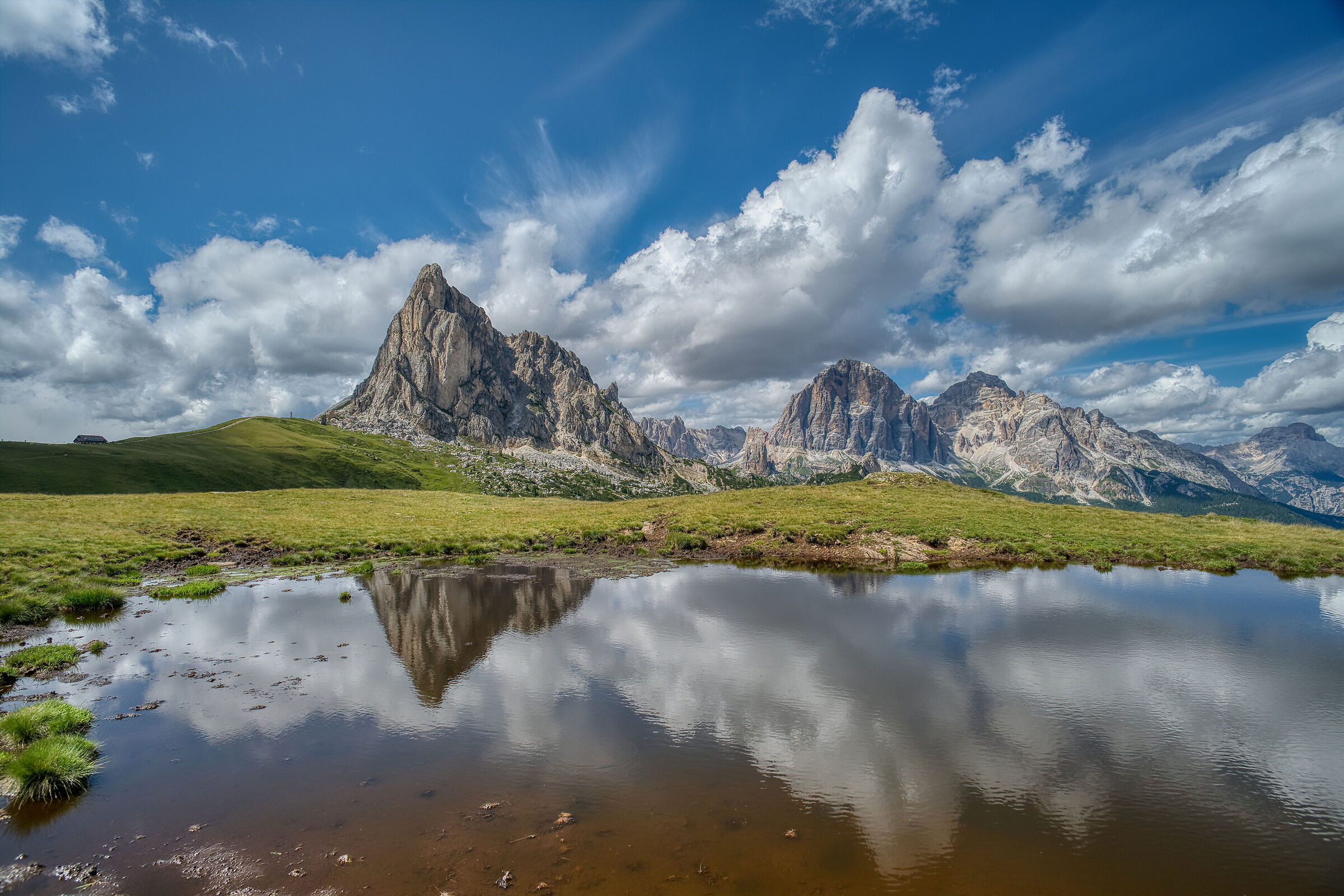 Windy day at Passo Giau
