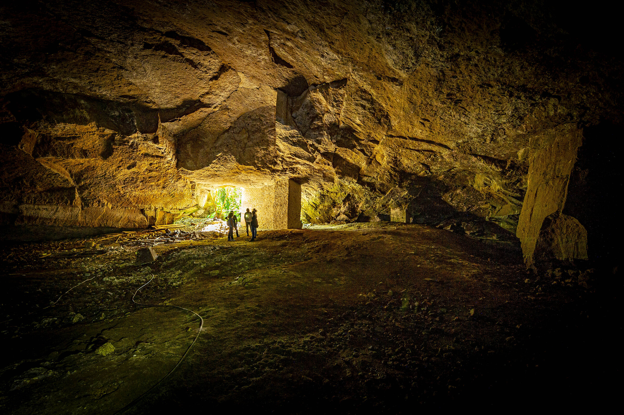 In the Marzecca cave
