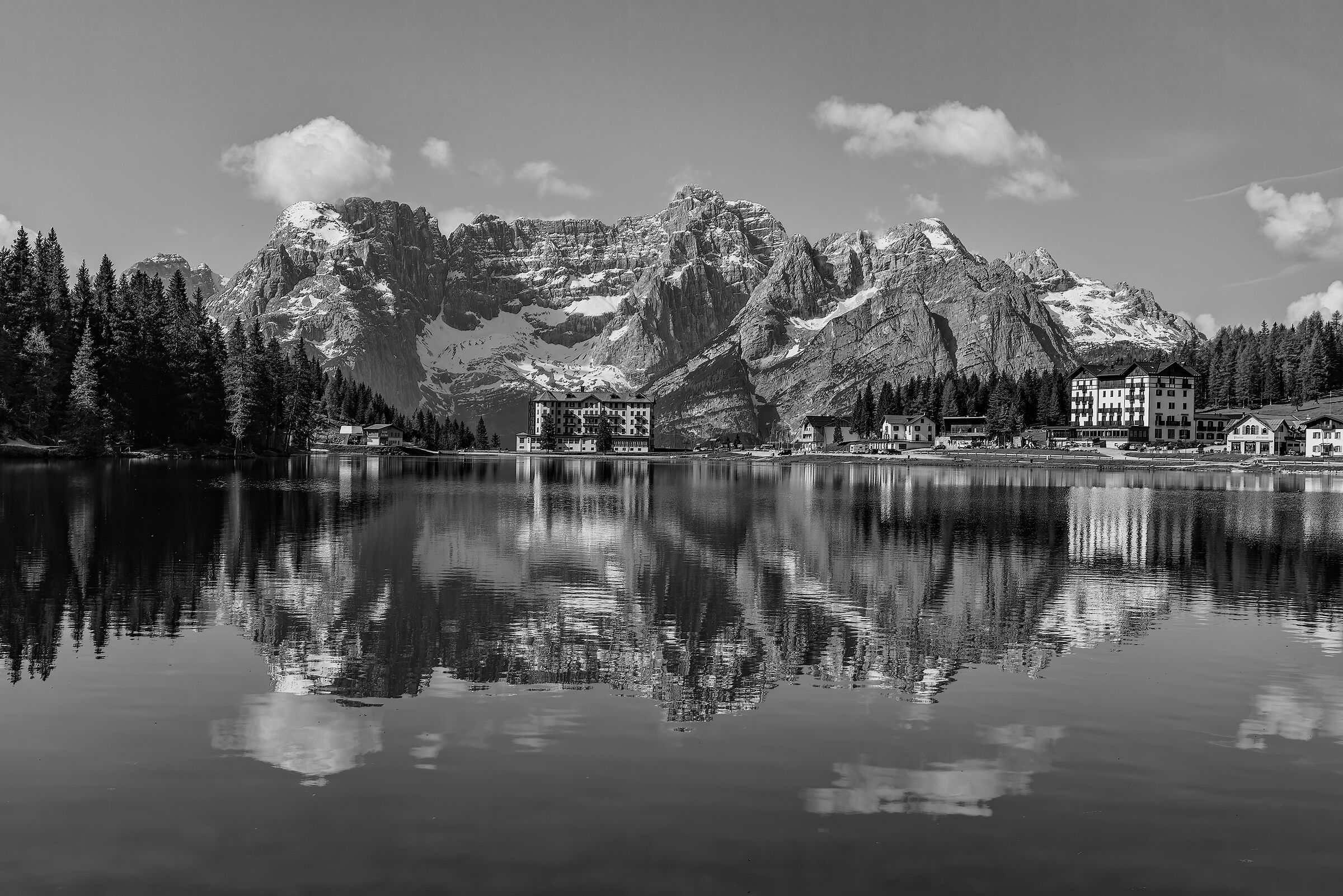 Misurina in BW