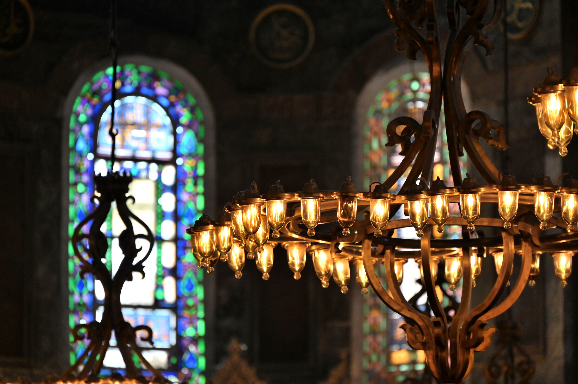 Istanbul, dettaglio in Santa Sofia