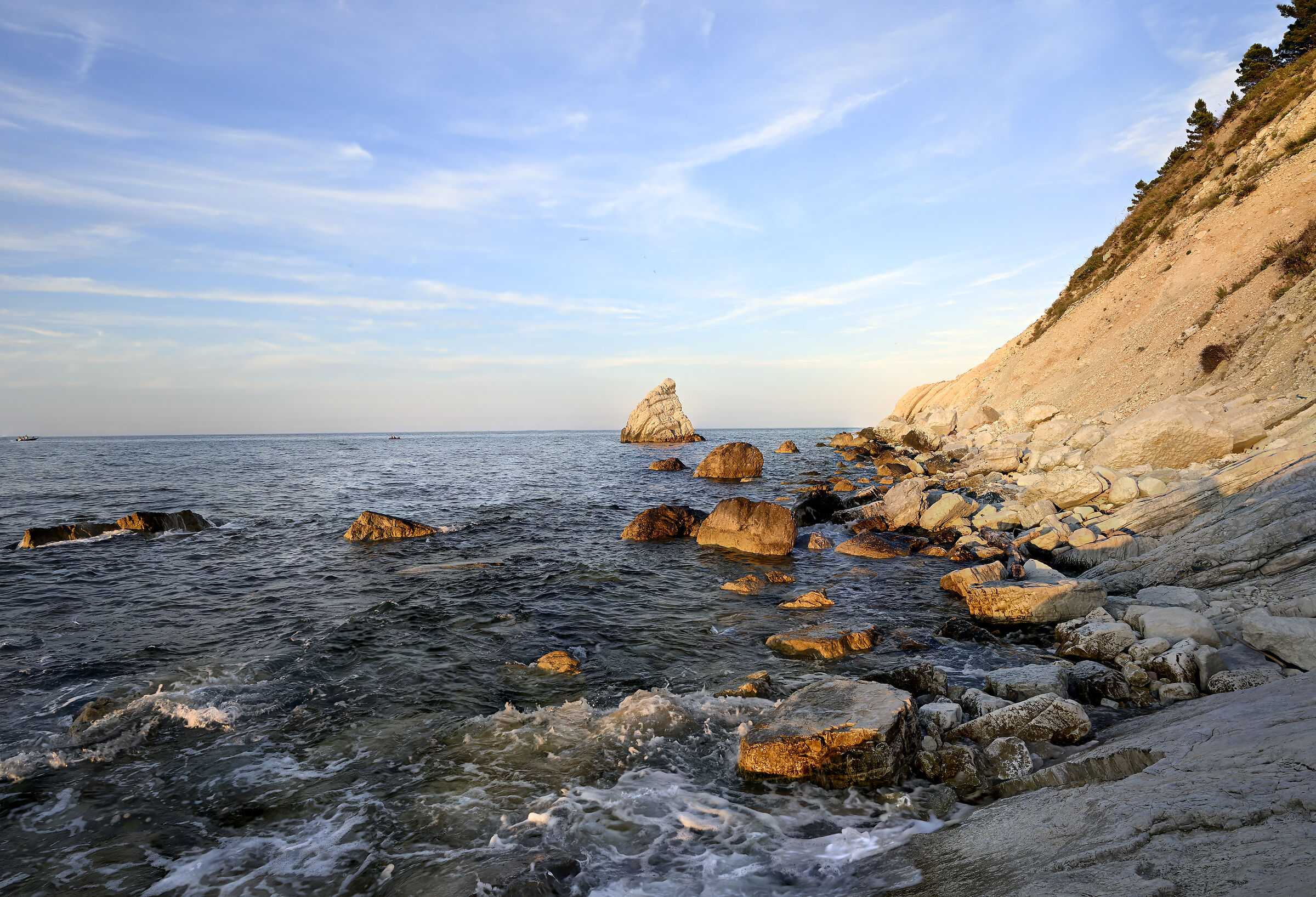 Tramonto alla Vela del Conero