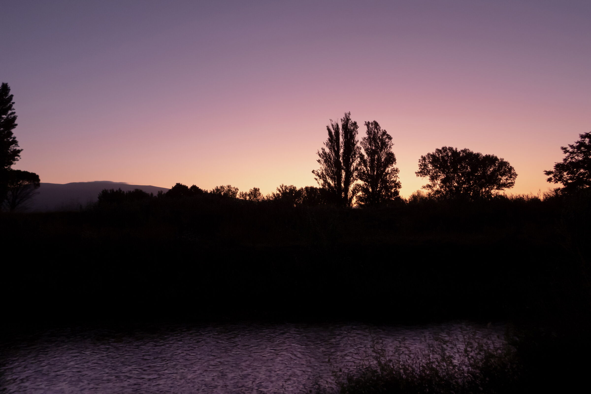 Sunrise on the river
