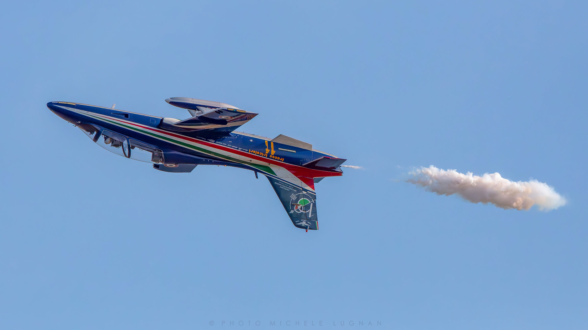 2 Agosto a Grado, Esibizione frecce tricolori