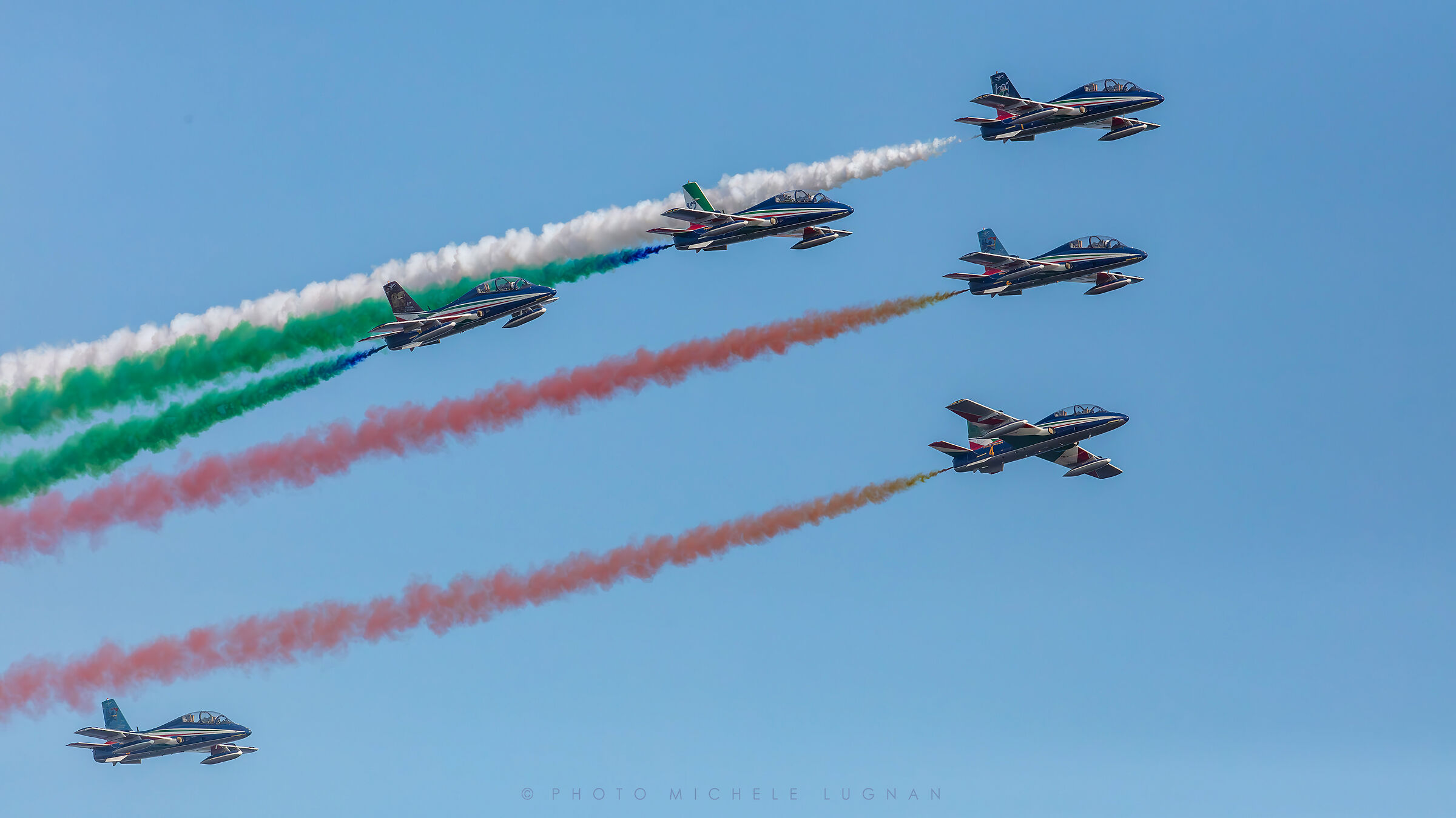 August 2 in Grado, Exhibition of tricolor arrows