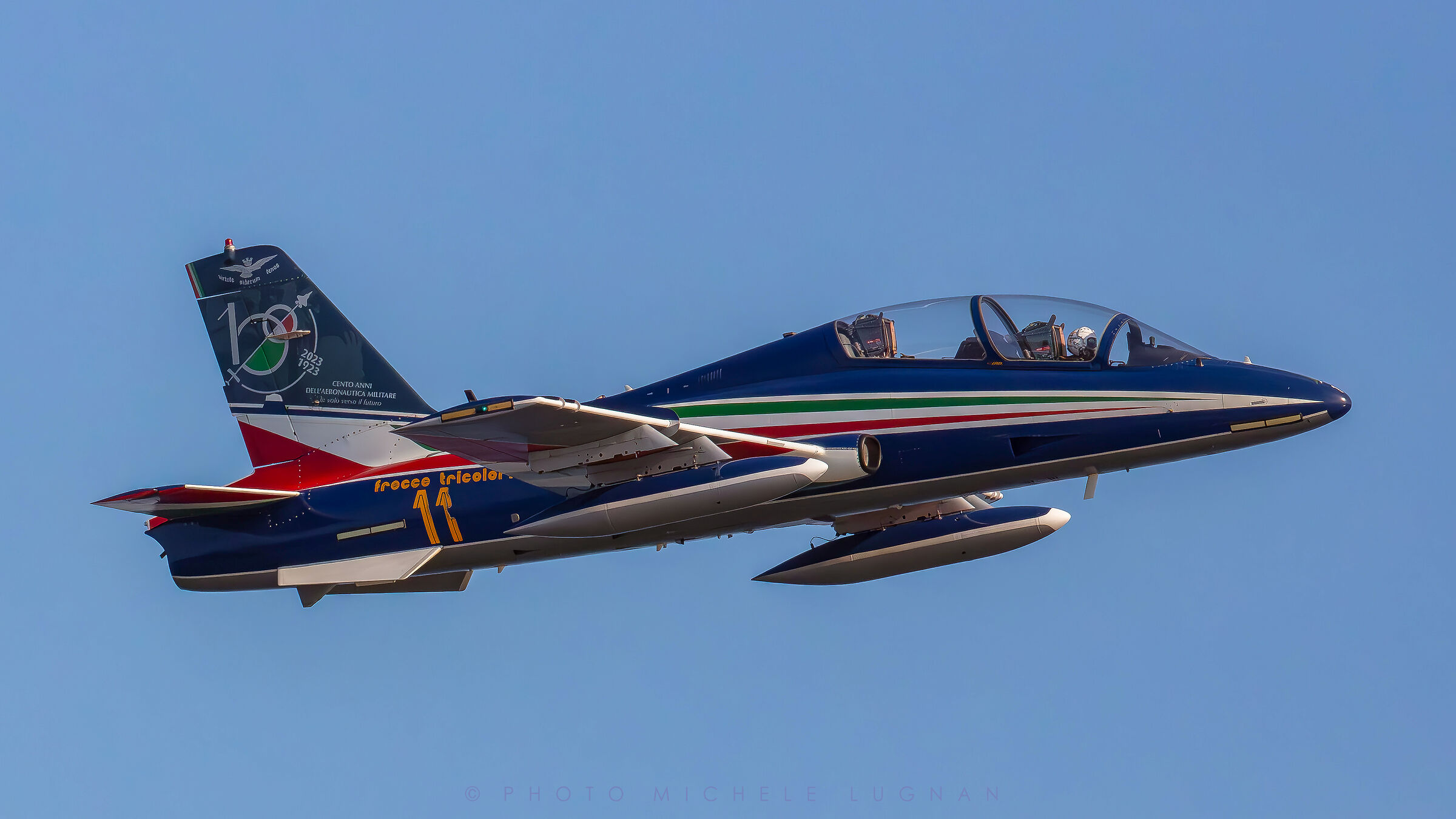 2 Agosto a Grado, Esibizione frecce tricolori