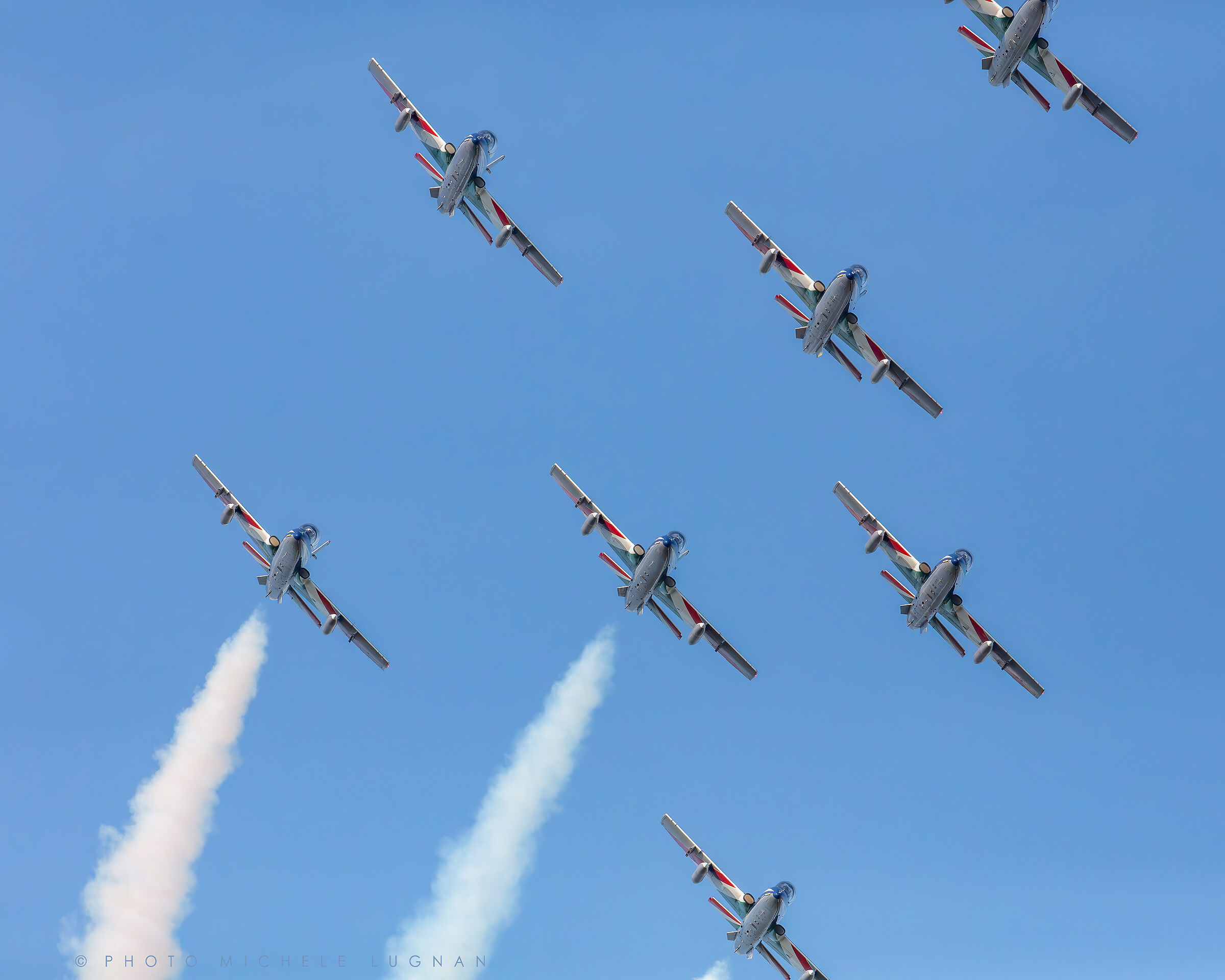 August 2 in Grado, Exhibition of tricolor arrows
