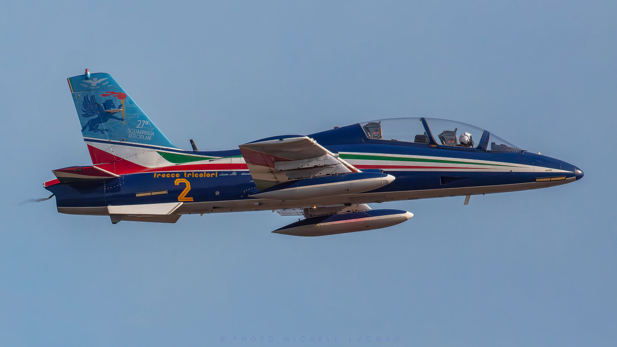 2 Agosto a Grado, Esibizione frecce tricolori