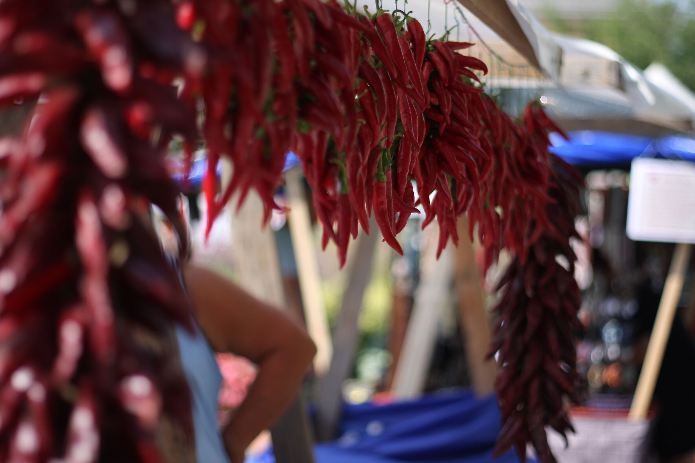 peperoncino rosso sul mercato