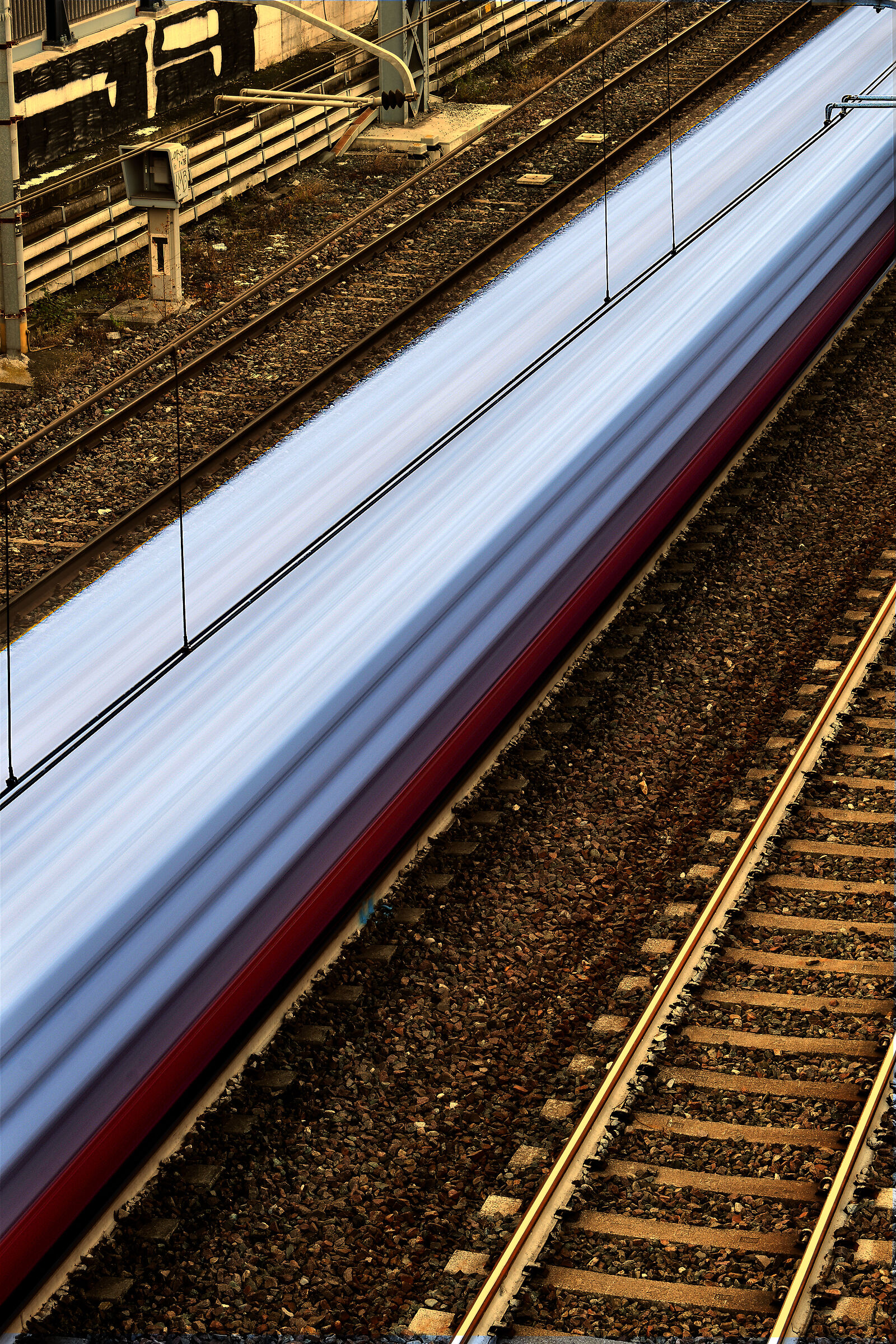 treno in corsa