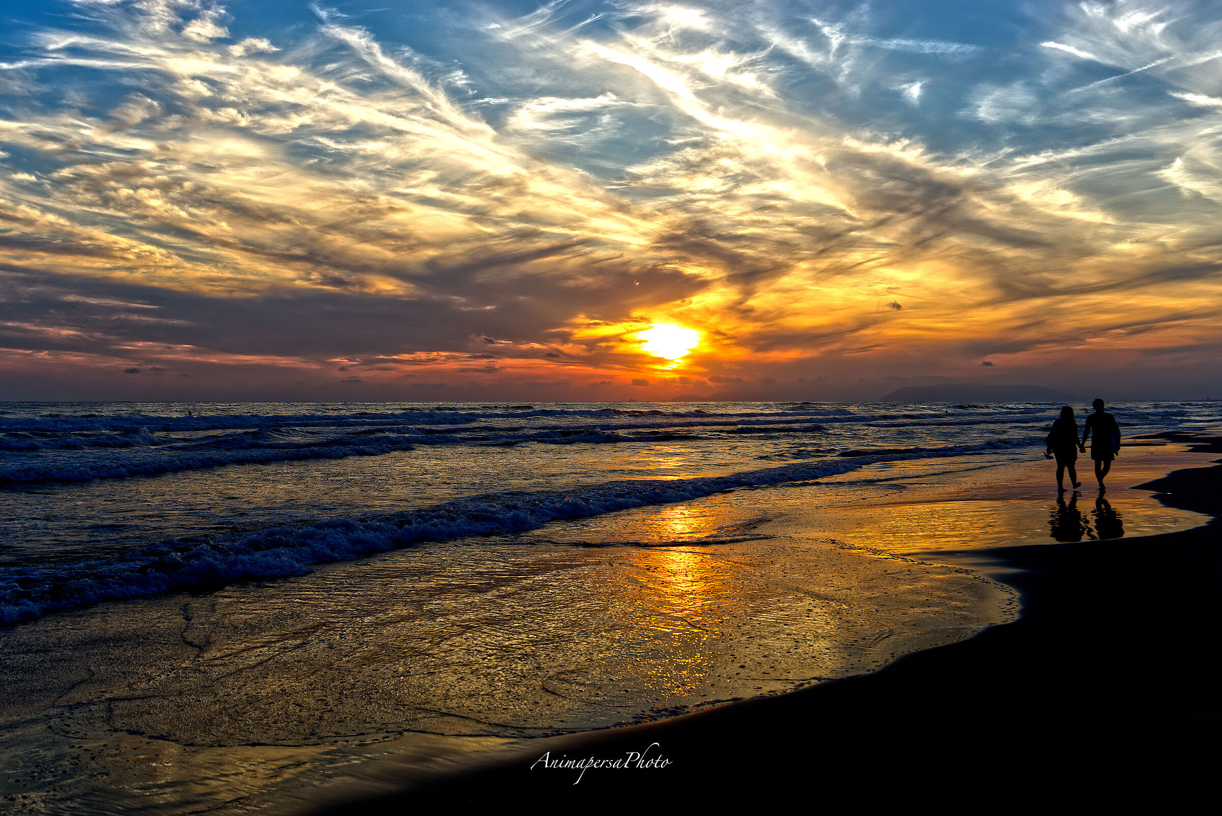 Tramonto in Versilia