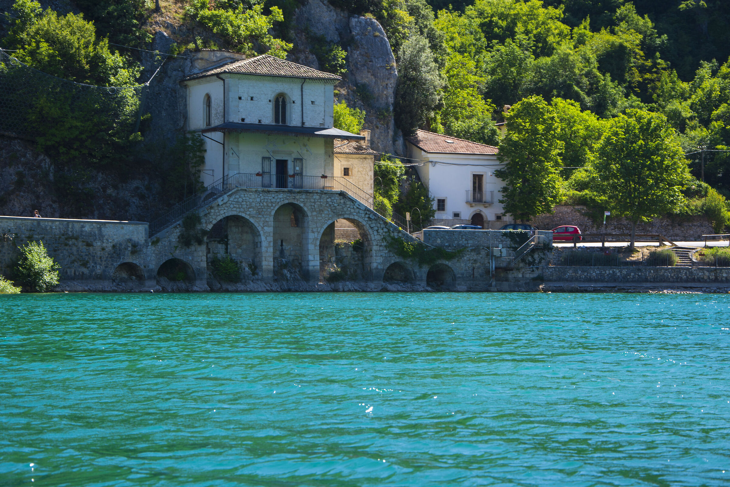 Lake Scanno Church of Madonna del Lago