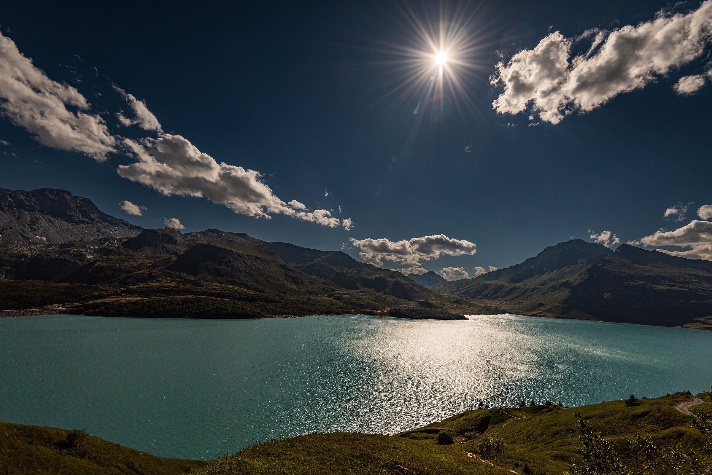 Backlight on Lake Mocenisio 2