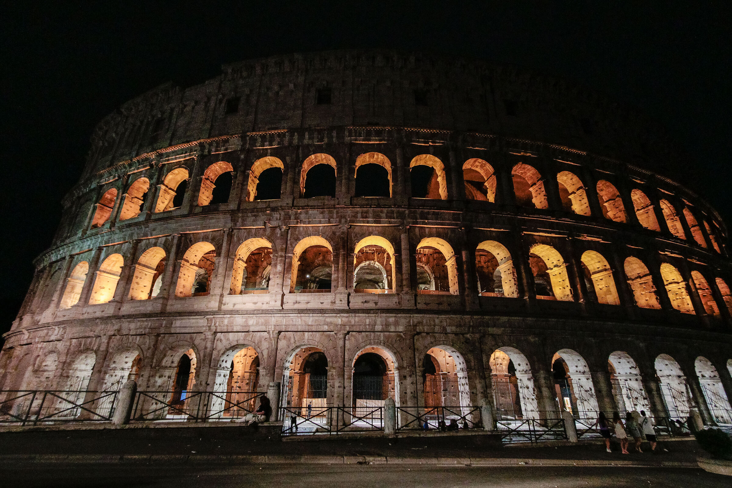 Colosseum at night