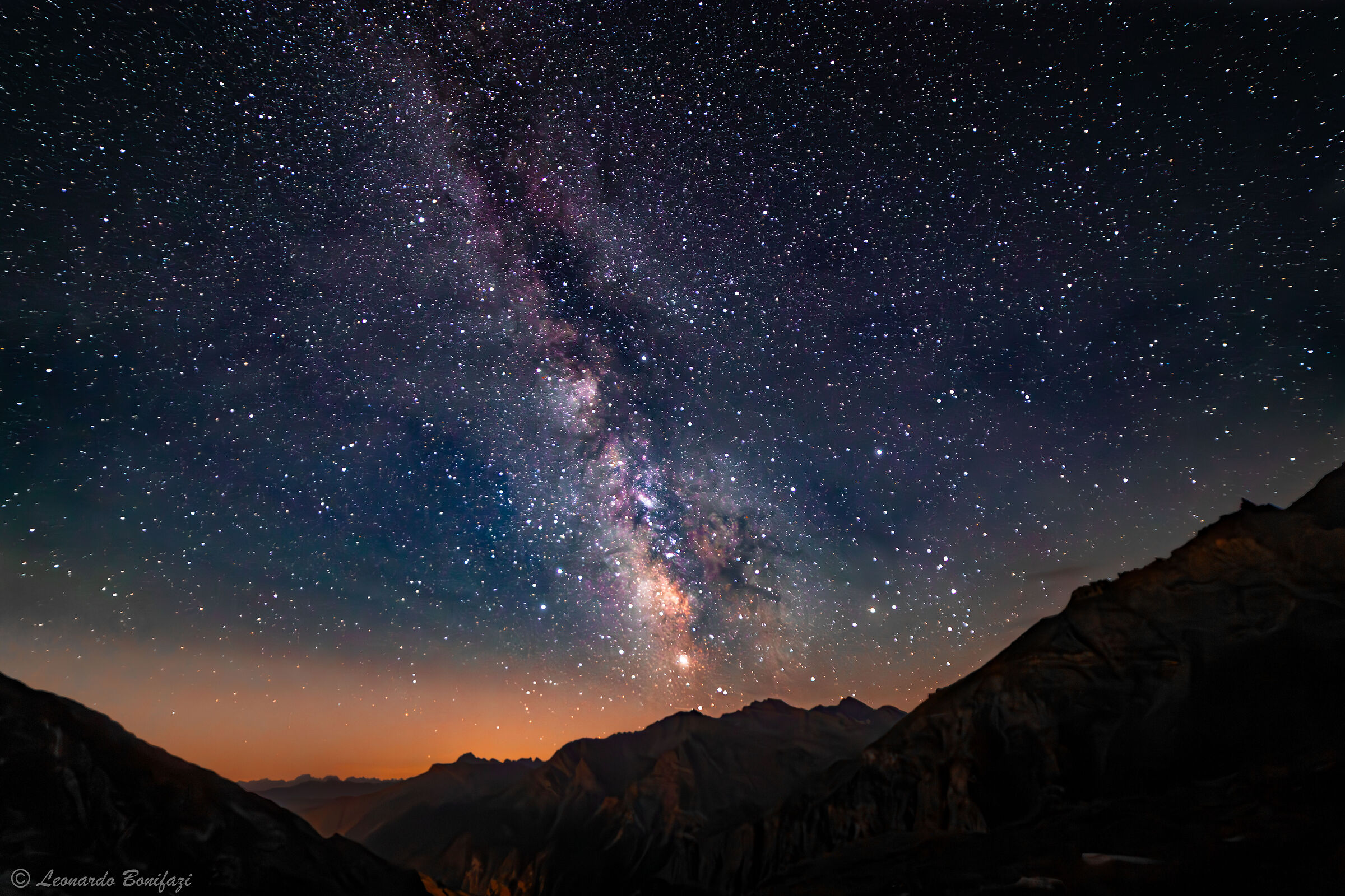 First astrophoto - Milky Way from the hill of the Lamb