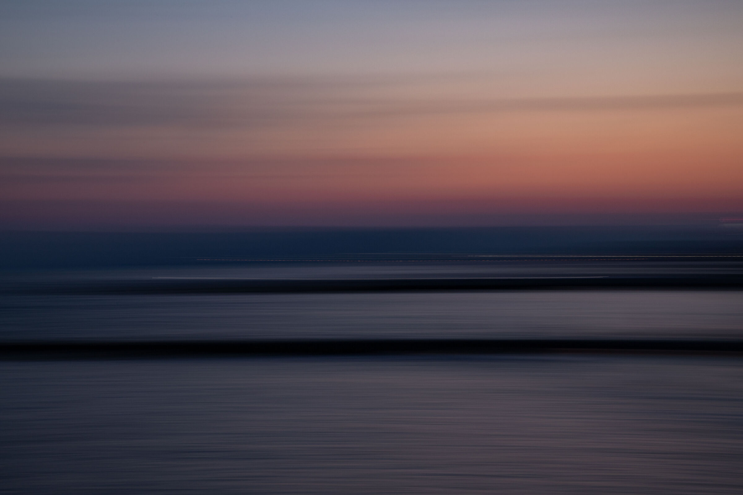 Sunset in Marina di Massa