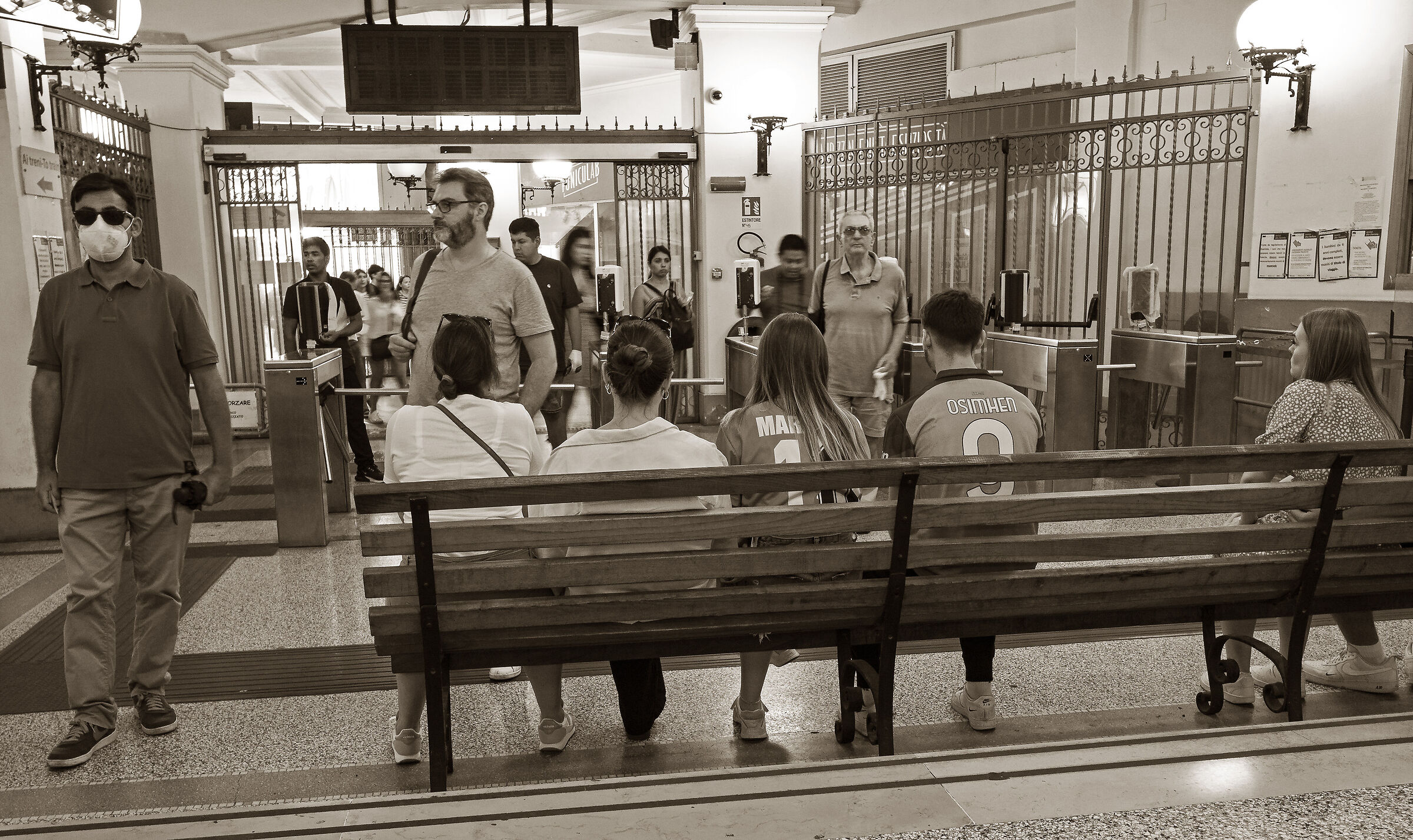 Diehards in funicular