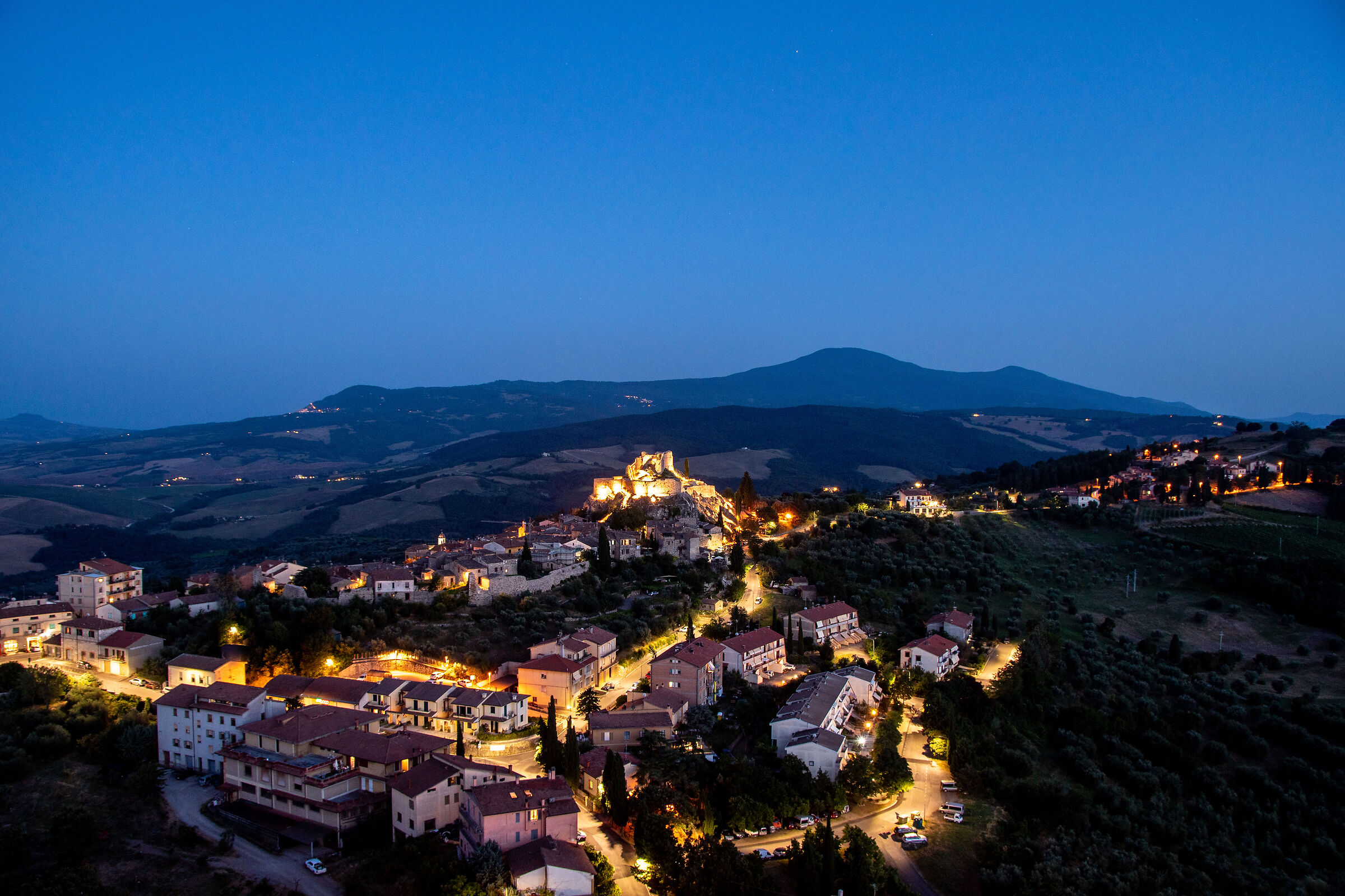Castiglione d'Orcia and its Rocca Aldobrandesca