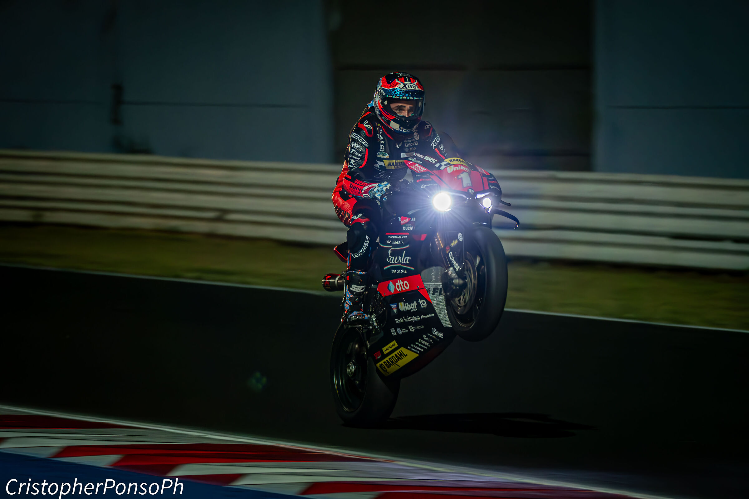 Michele Pirro racing night p1