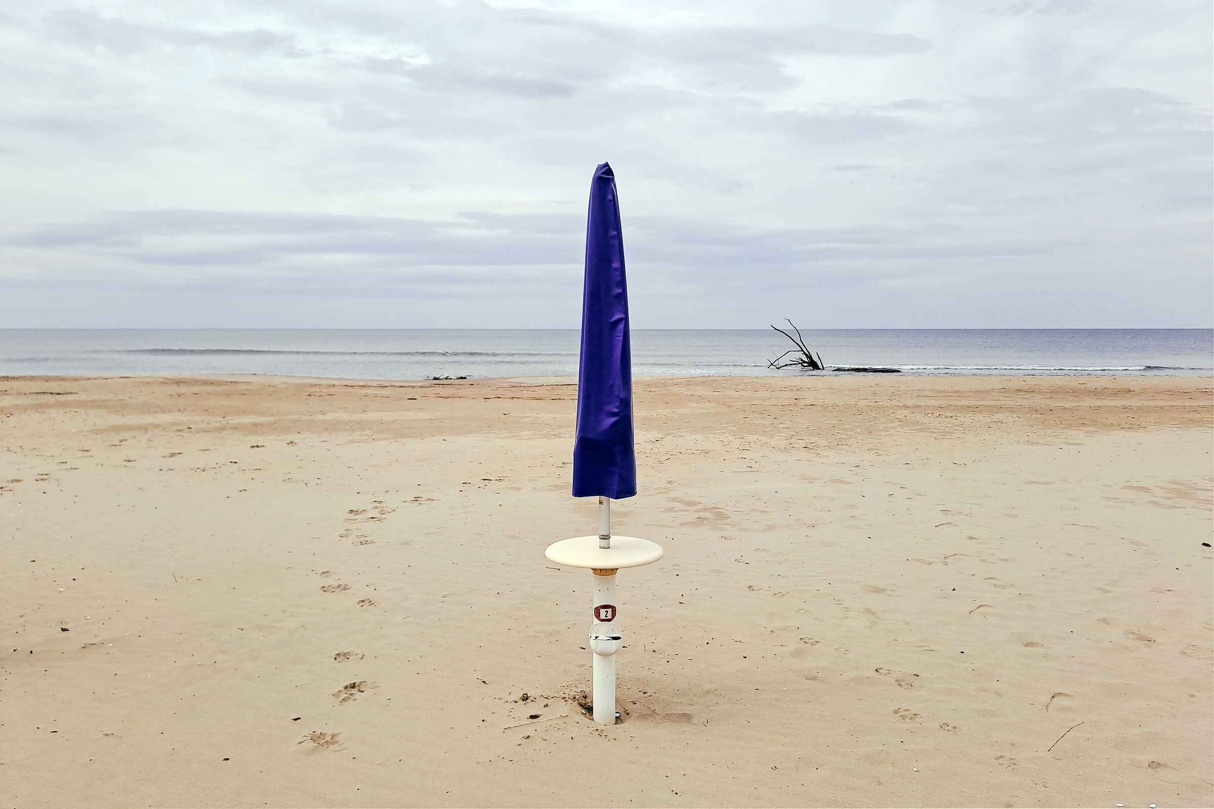 The solitary umbrella