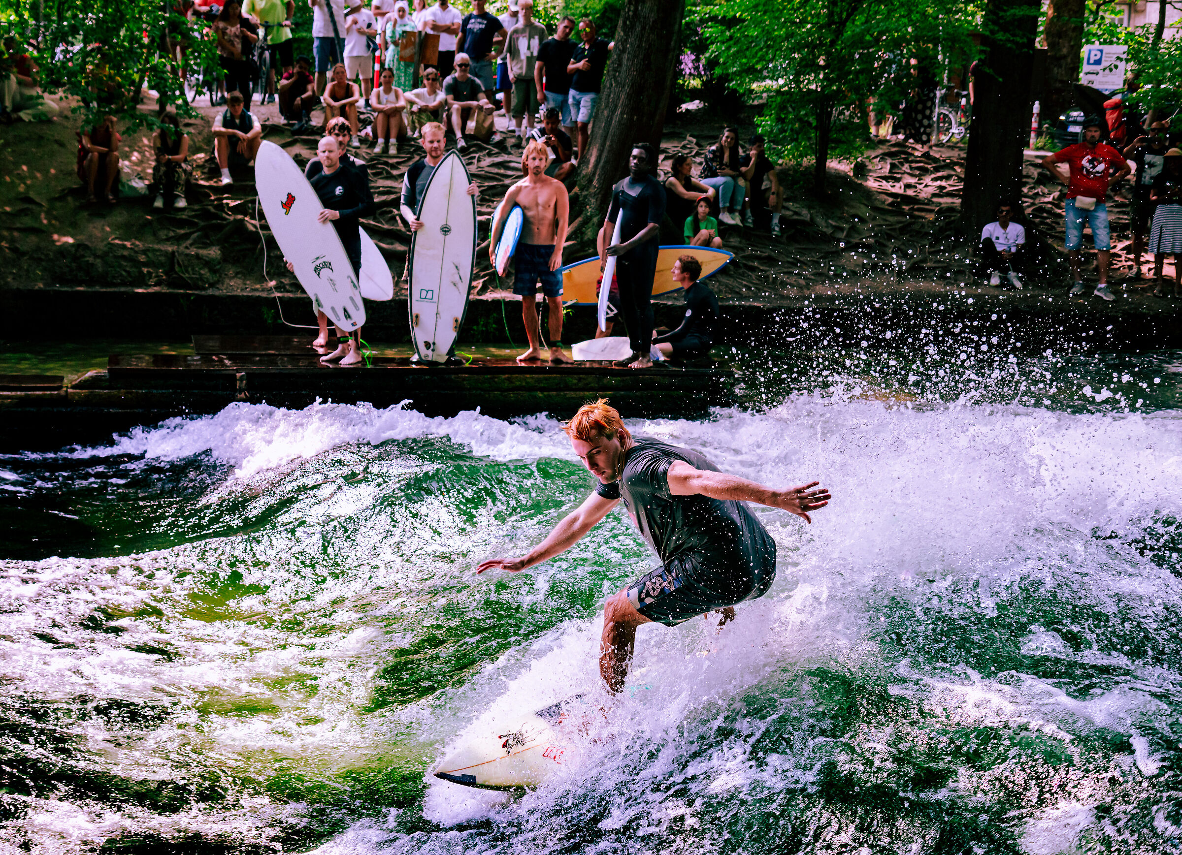 Surfando sull'Eisbachwelle 2