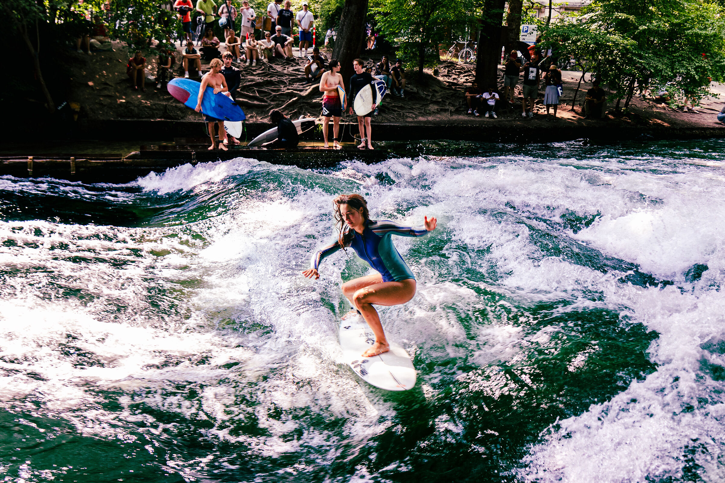 Surfando sull'Eisbachwelle 3