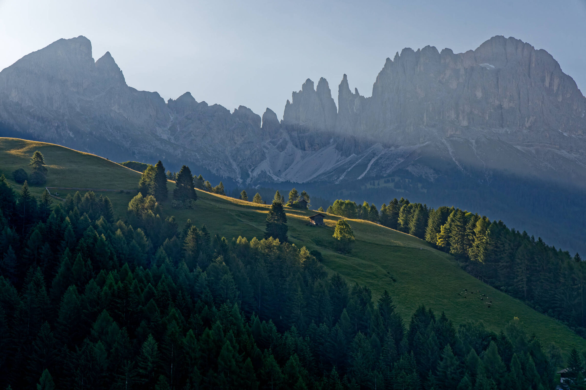 Morning on the Rosengarten