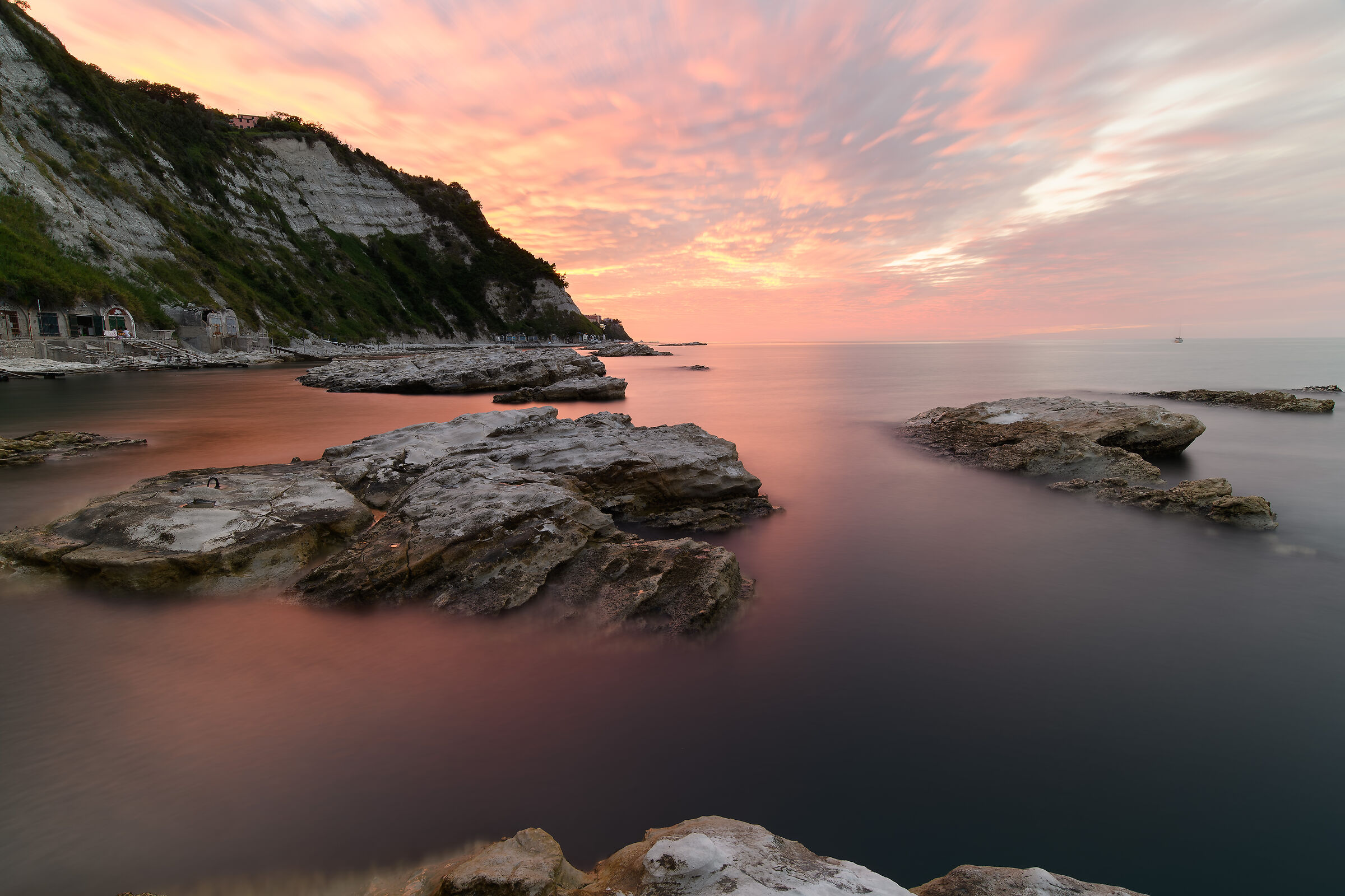 Scalaccia al tramonto