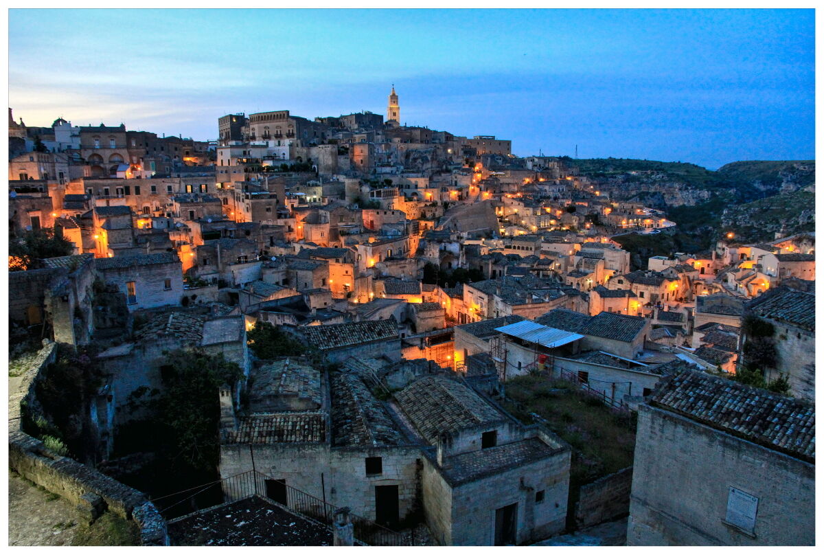 Matera: scende la sera