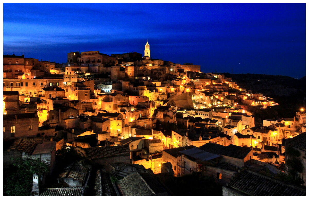 Matera: scende la sera