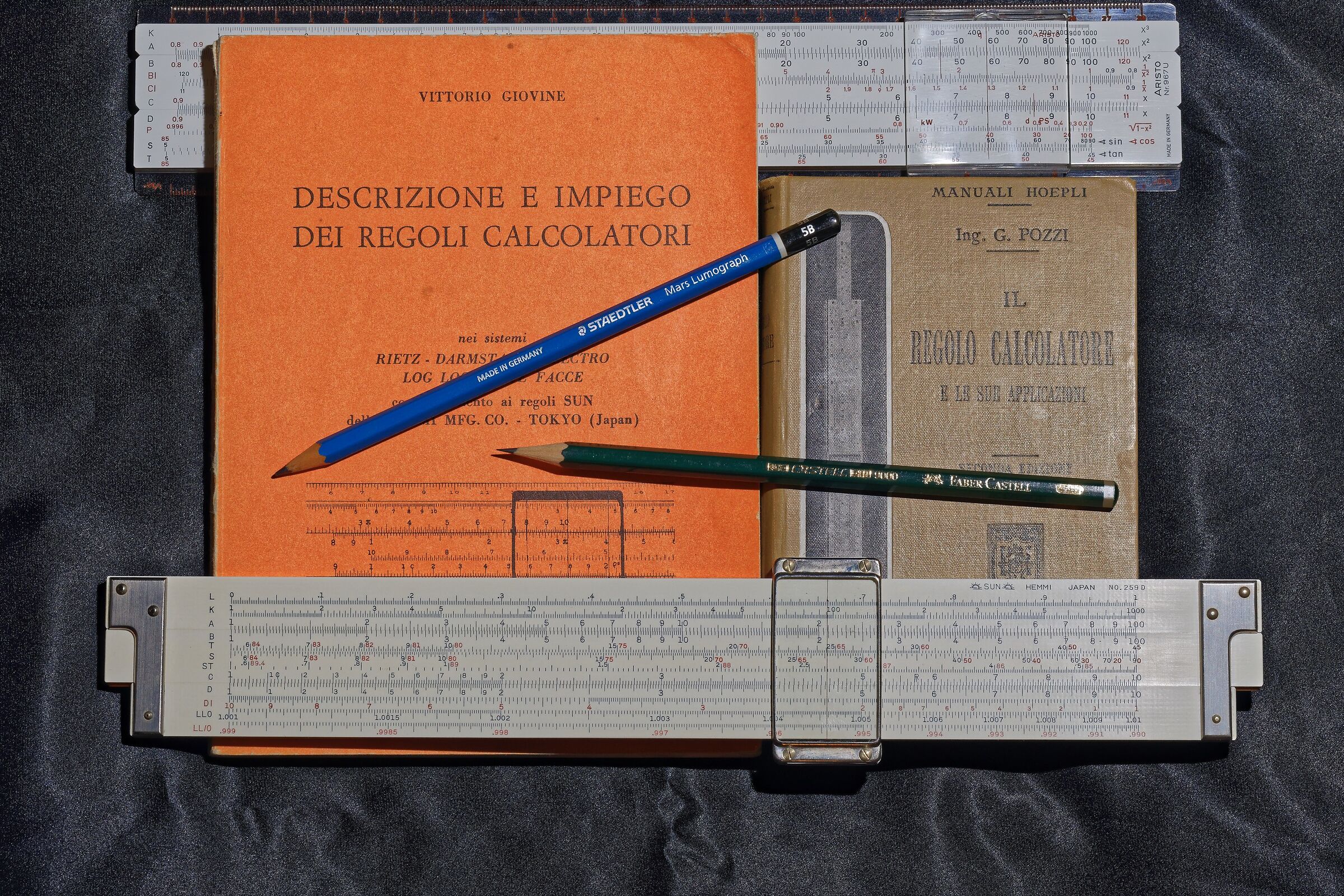 Il regolo calcolatore - i calcoli fino agli anni 70