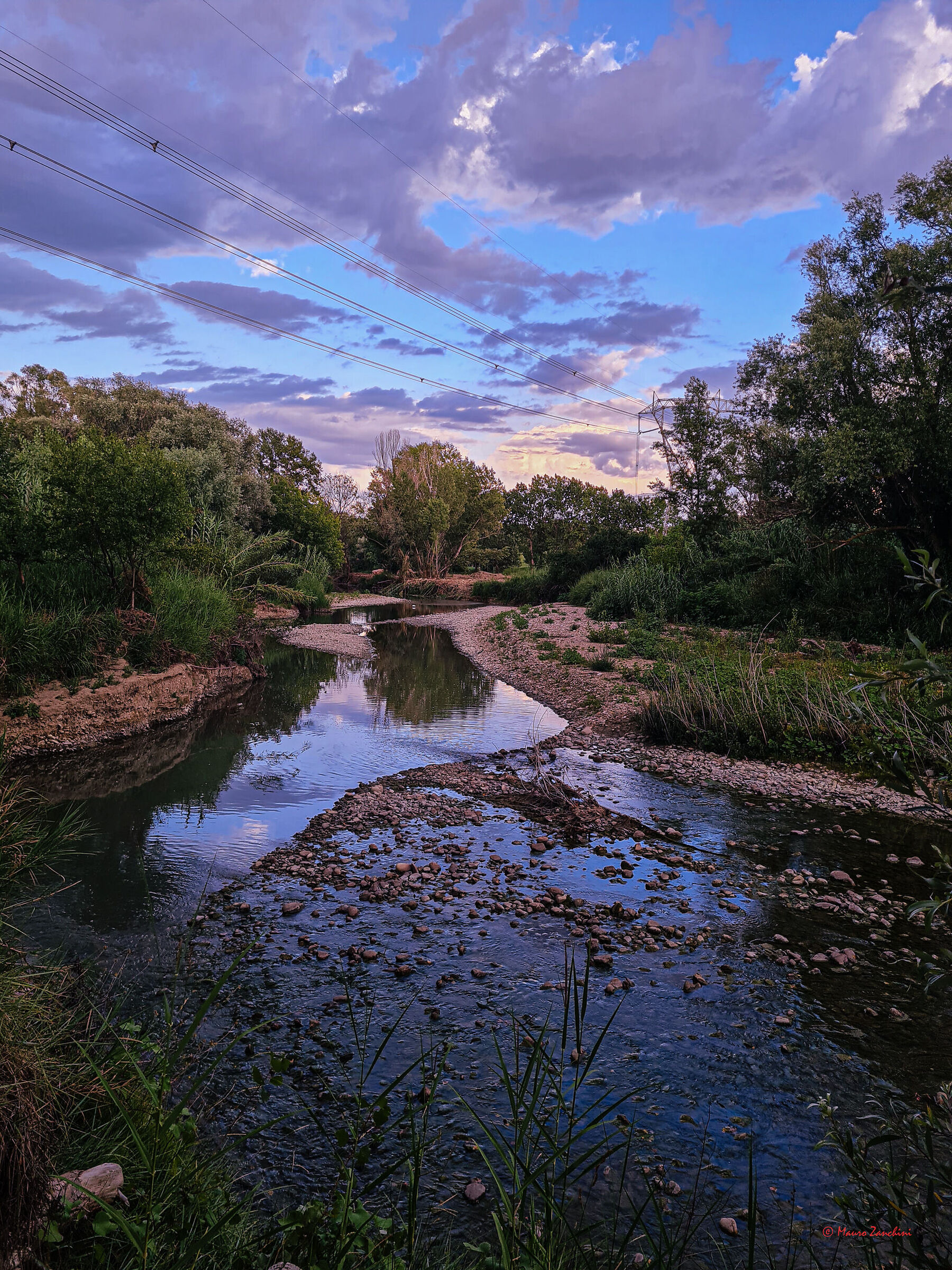 glimpse of the river Conca (RN)