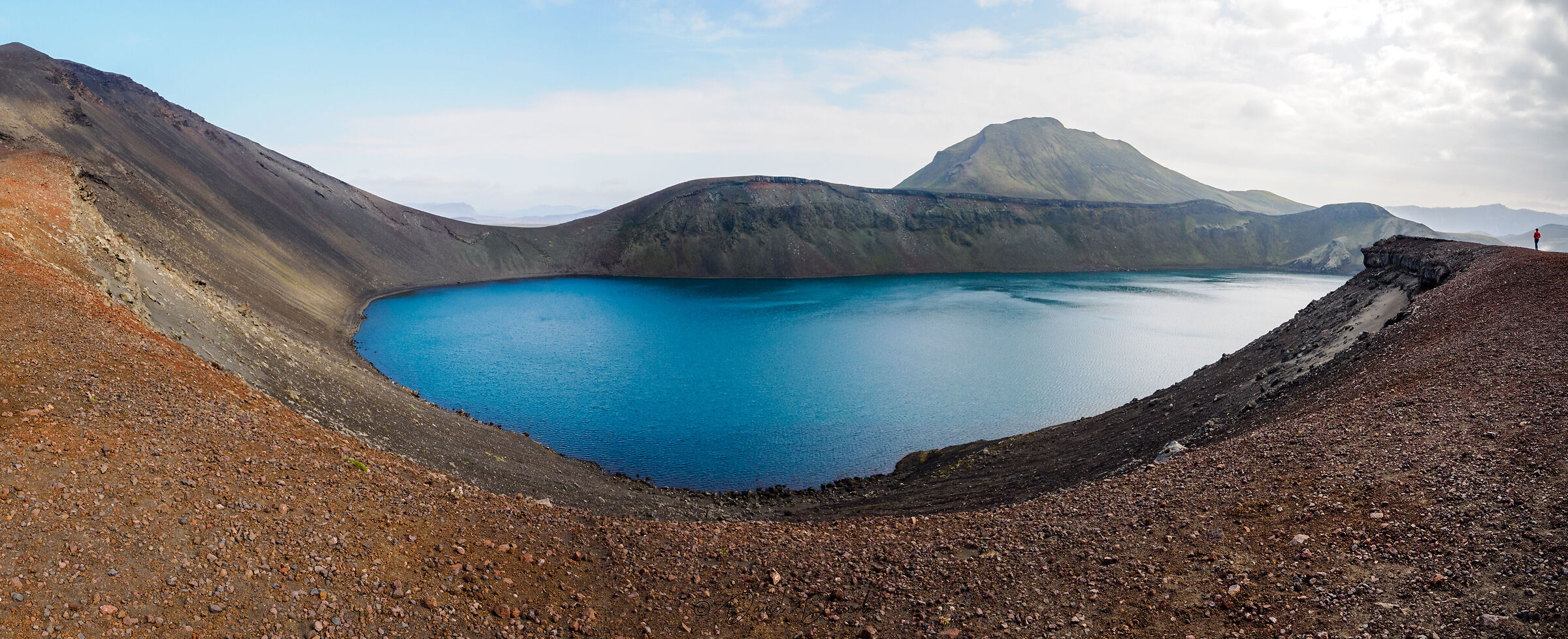 Lake in the crater