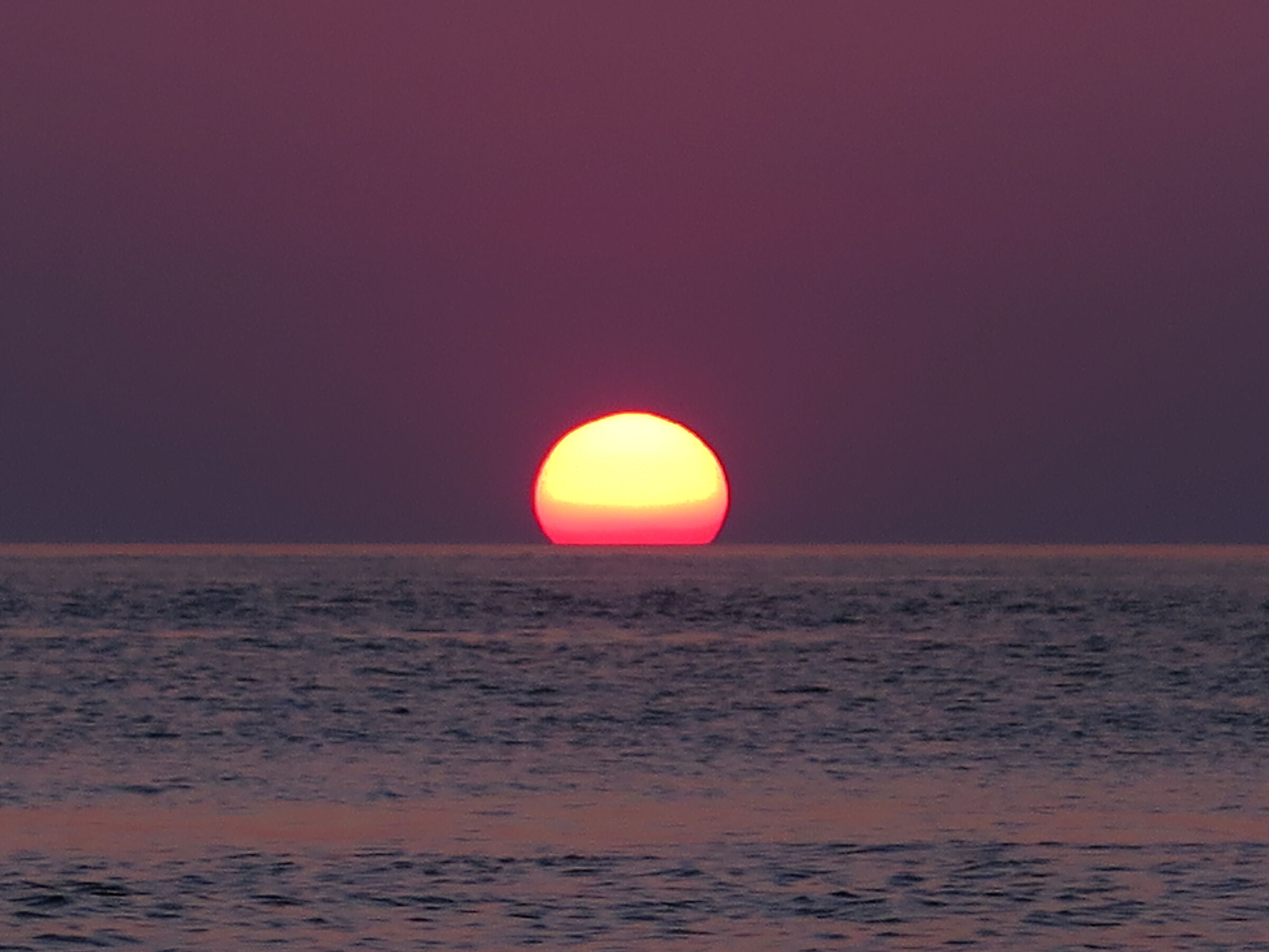 Tramonto essenziale...