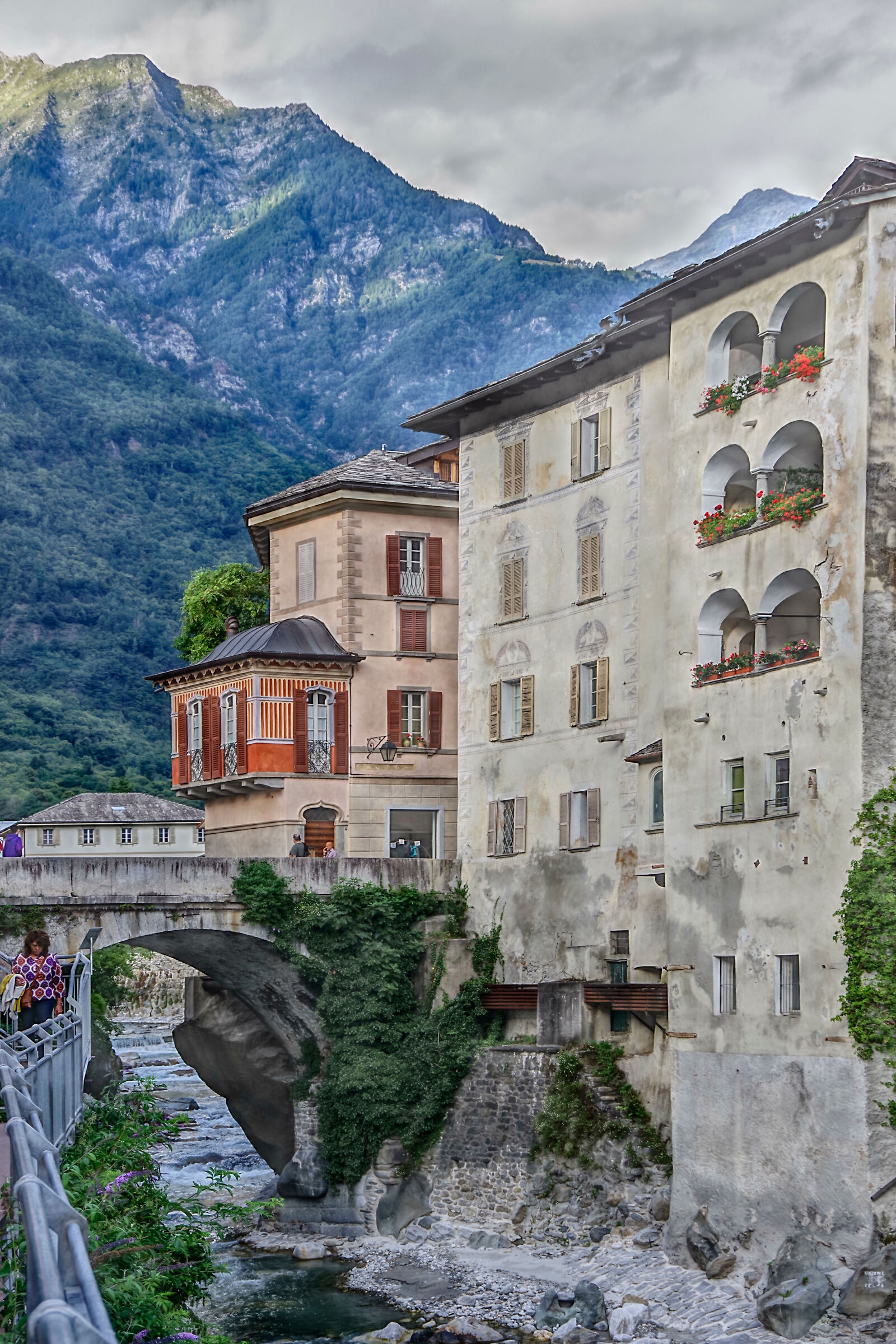 Riverside in Chiavenna