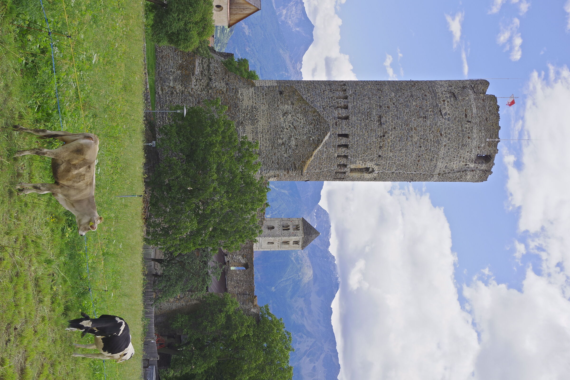 Tower of the castle of Malles