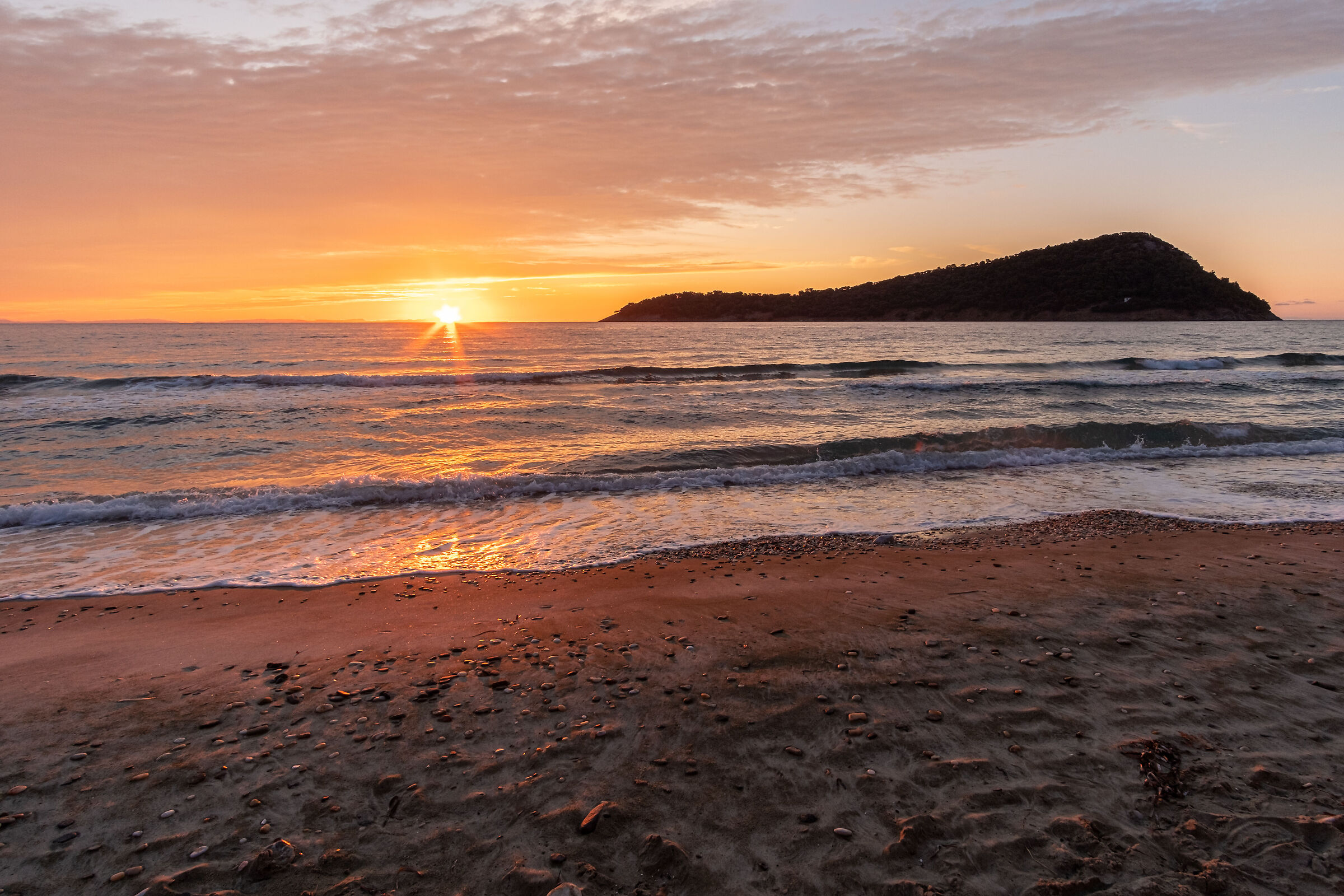 New day Thassos Greece