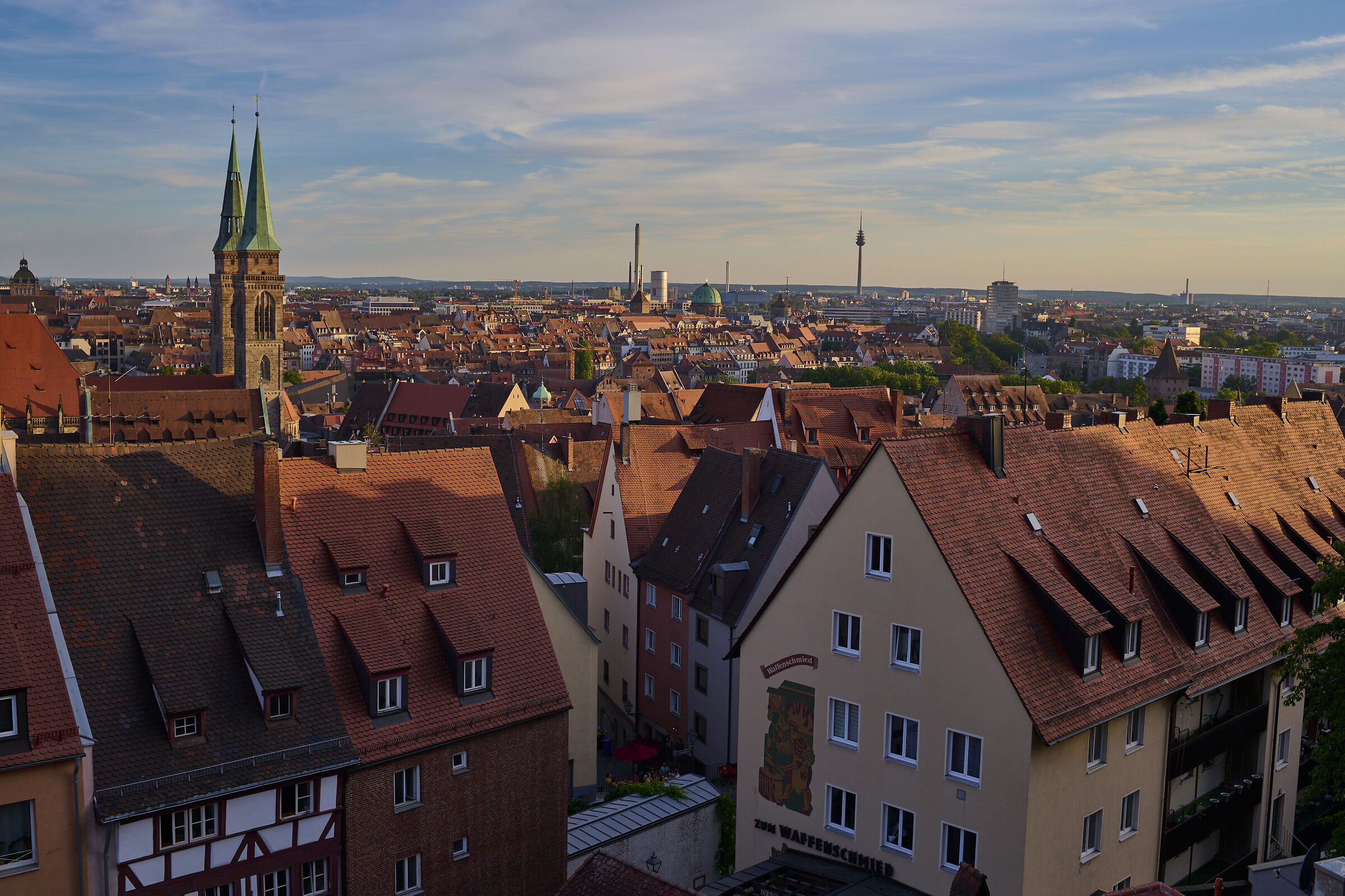 View from the castel