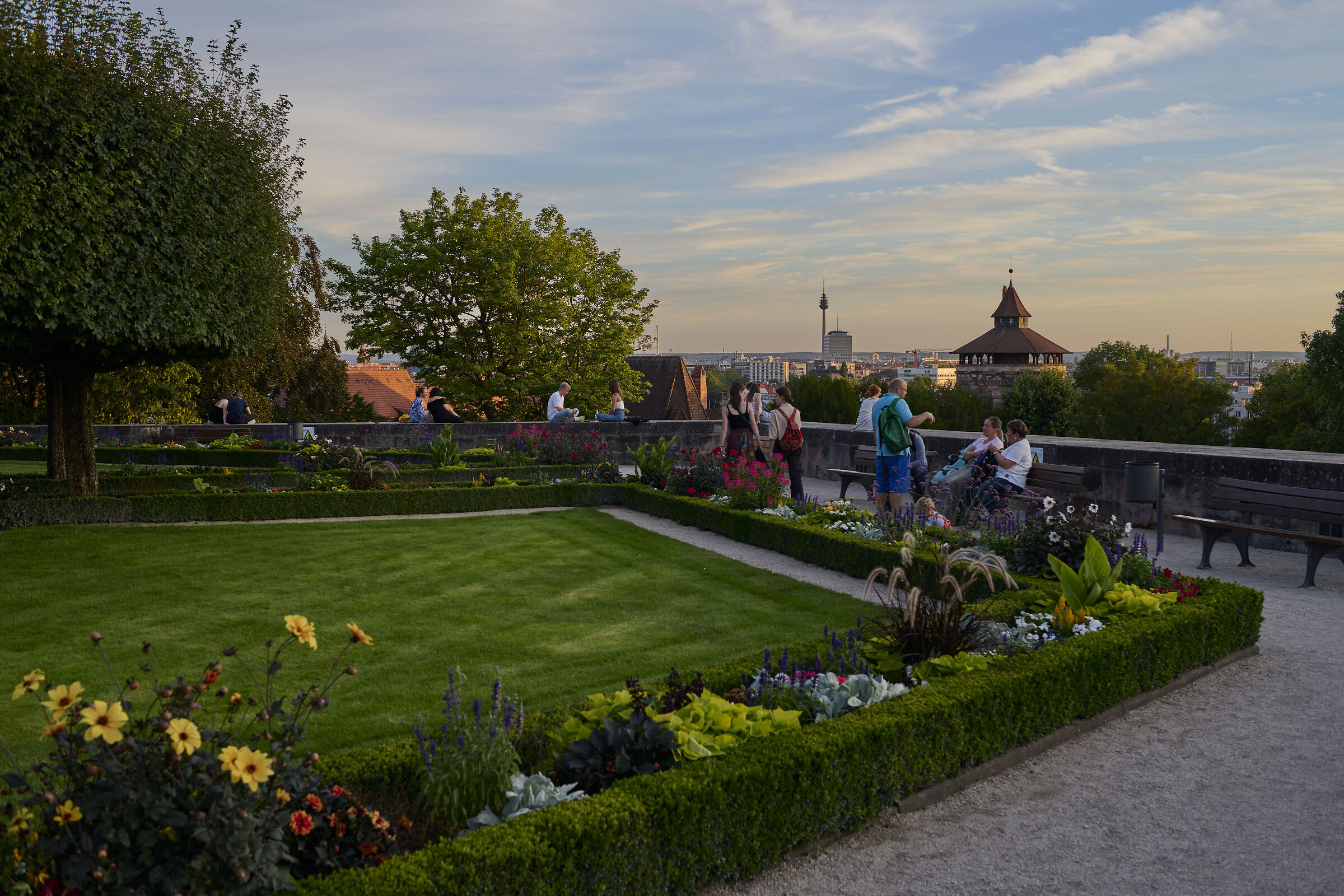 On the Wall of the Castel