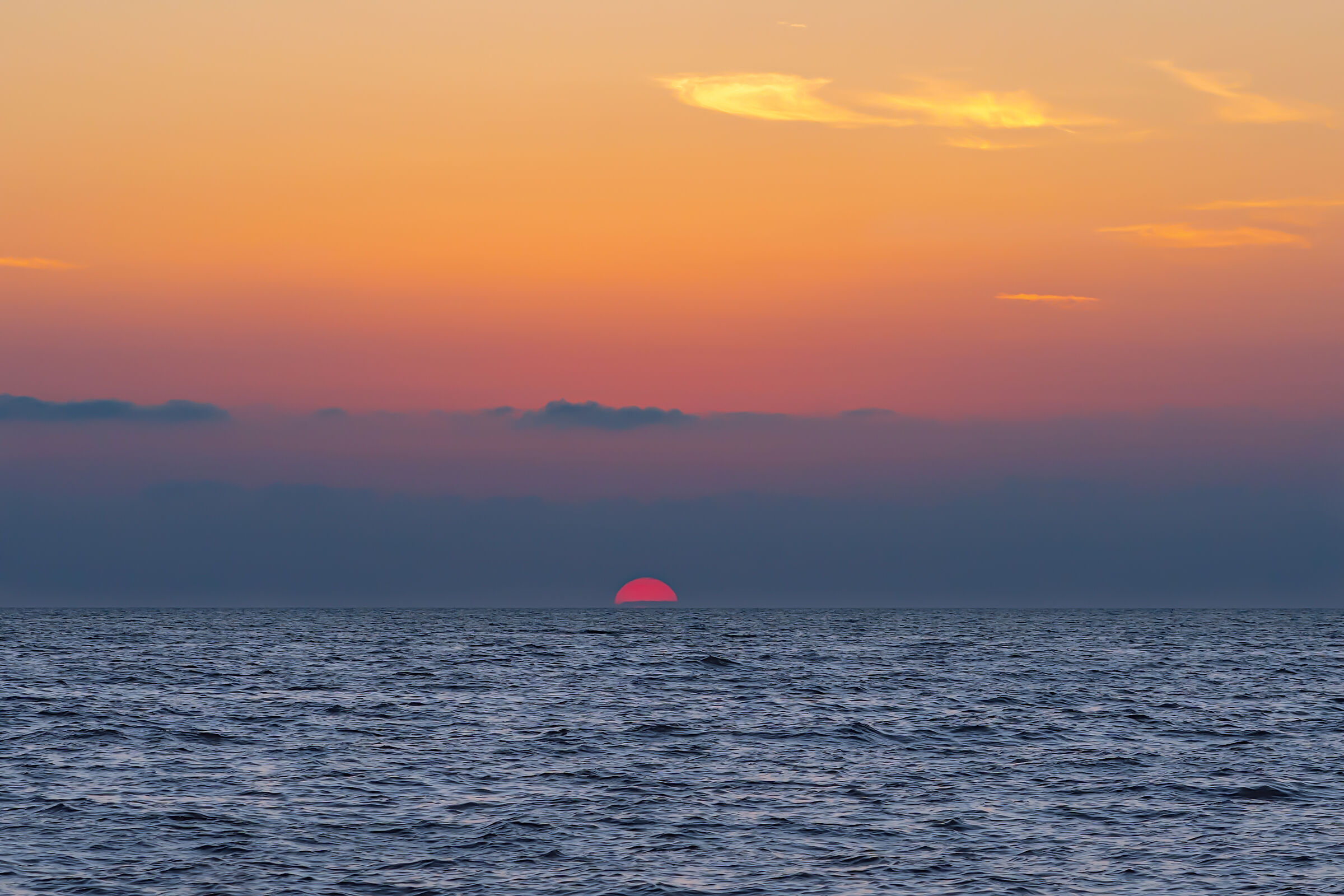 Ora blu e le sfumature del tramonto
