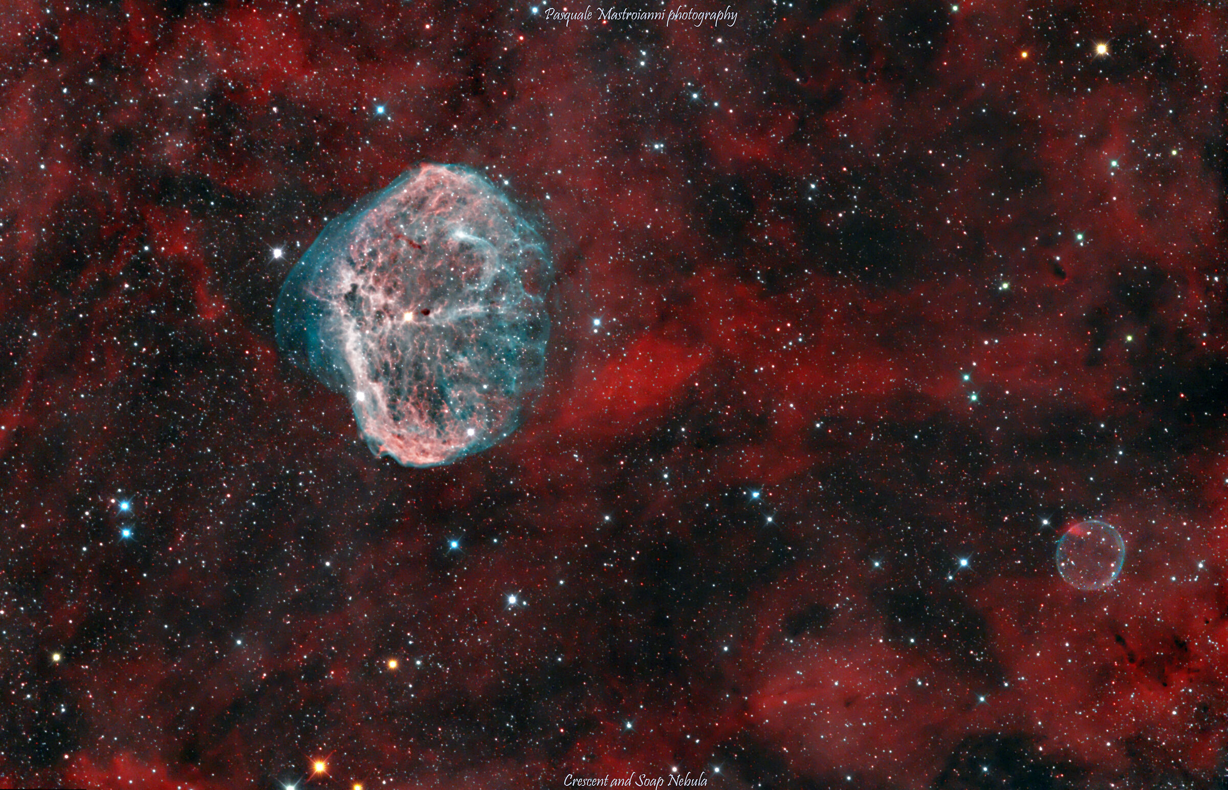 Crescent and Soap nebula