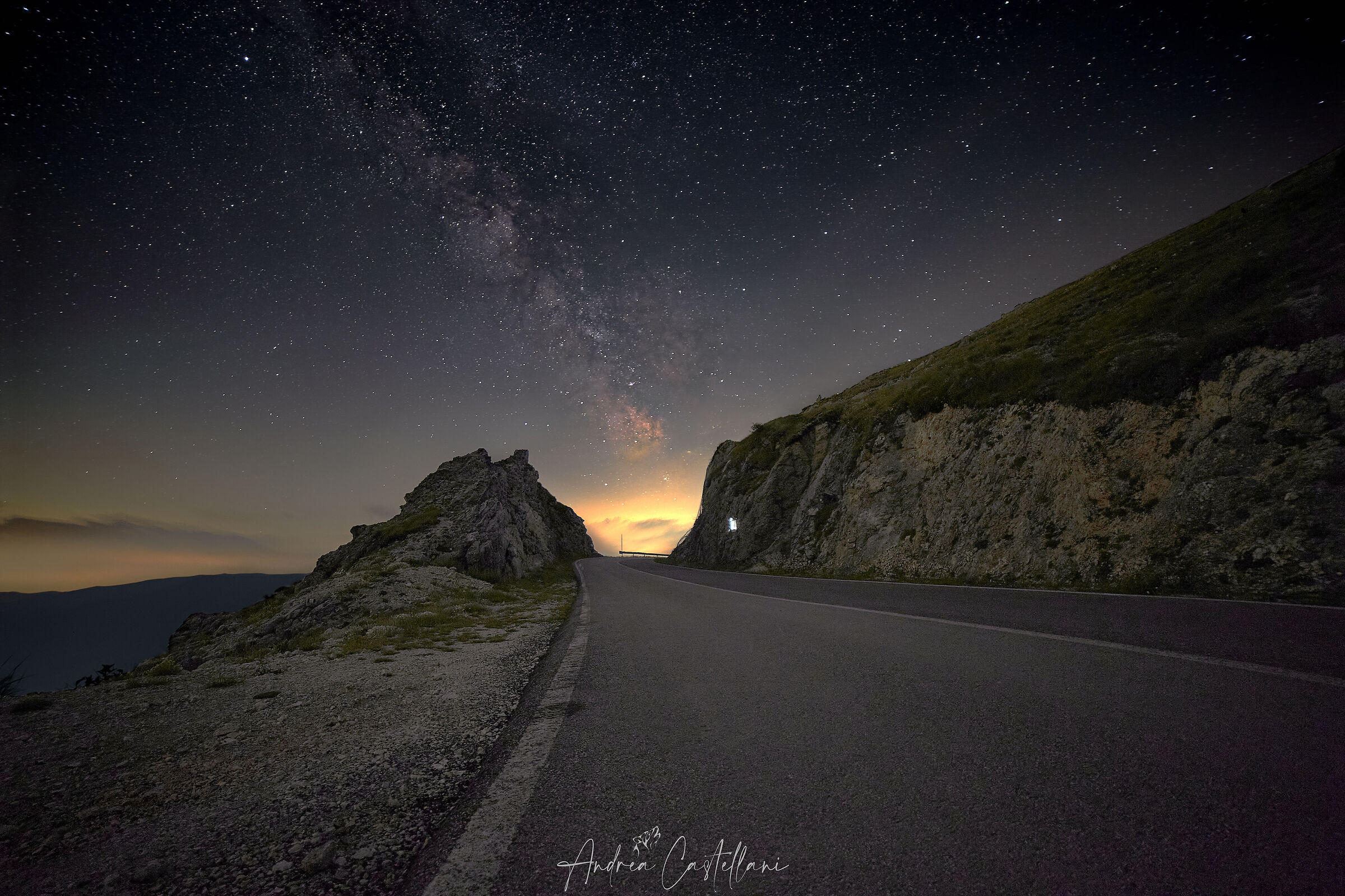 Via lattea sul Passo di Presta