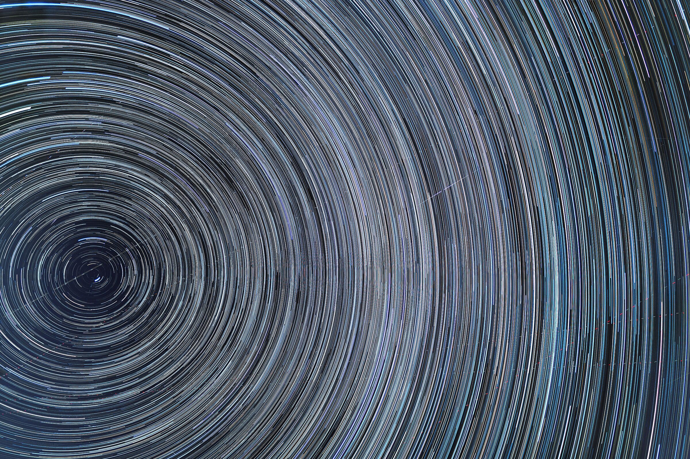 Startrail psichedelico