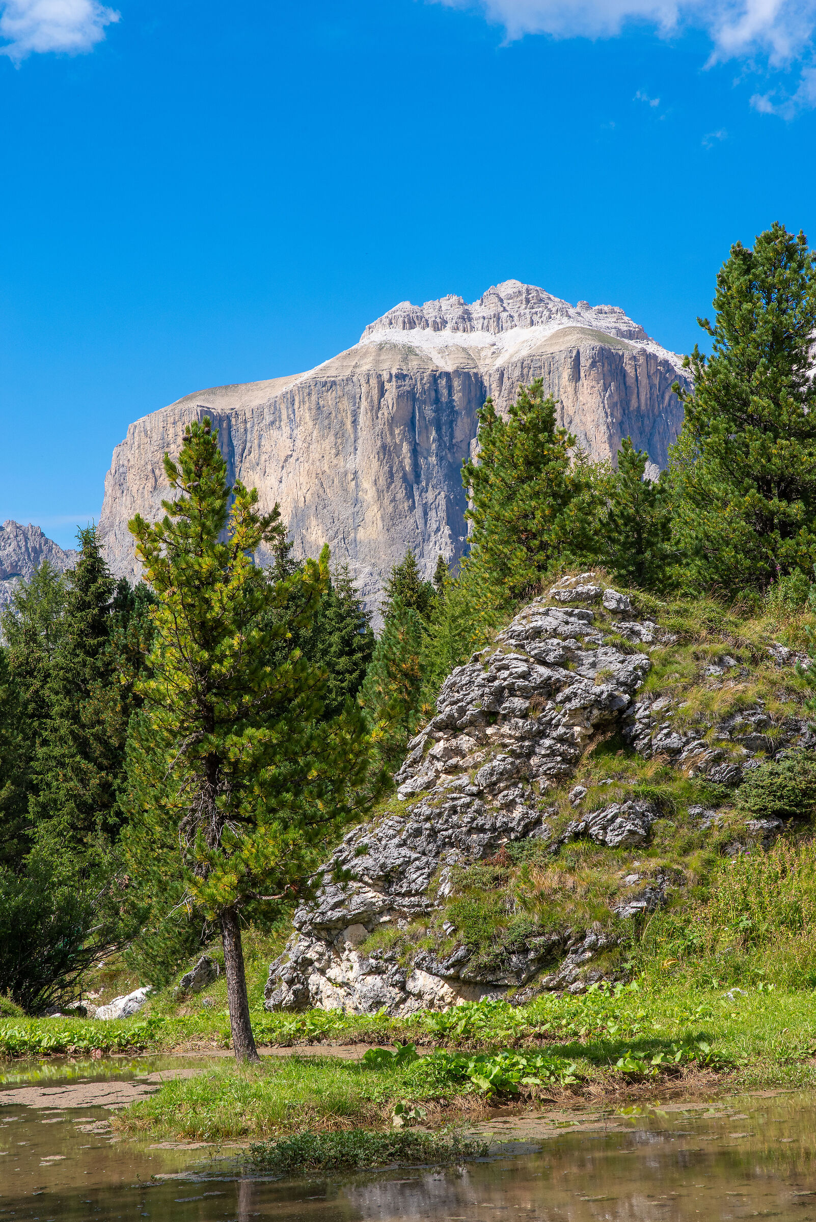 Even in August you find places without people