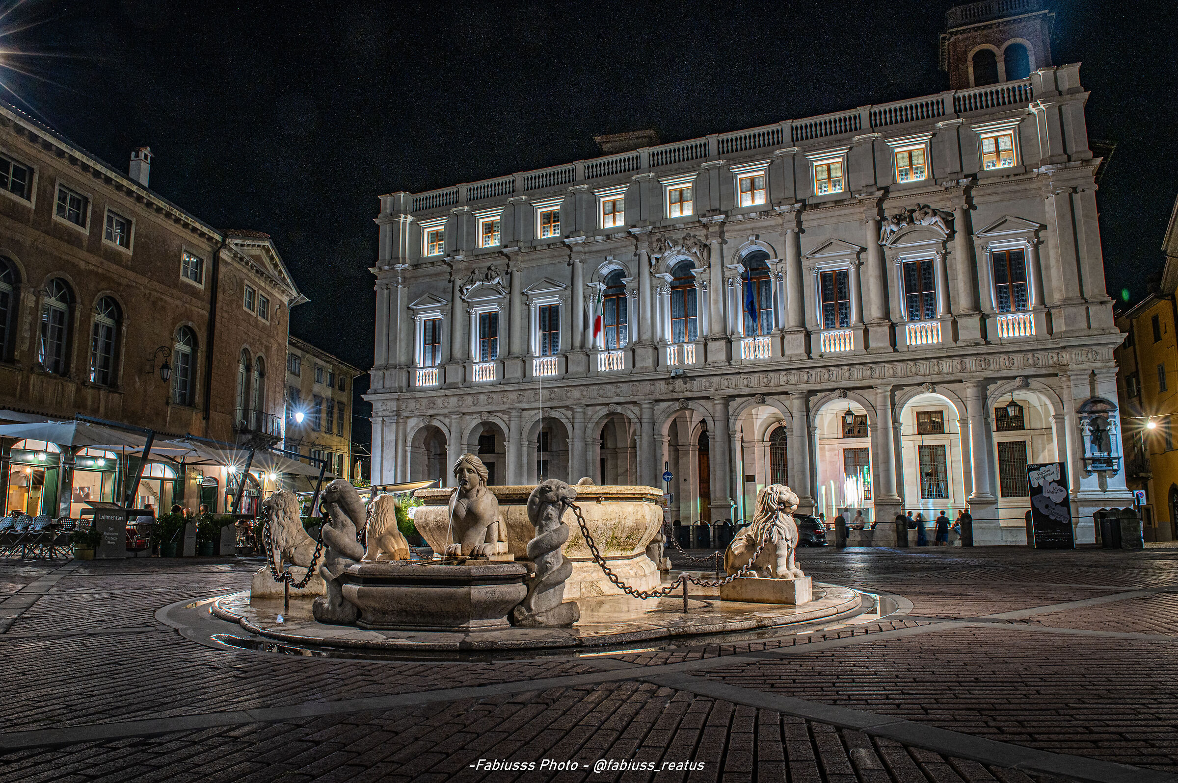 Bergamo Alta by night