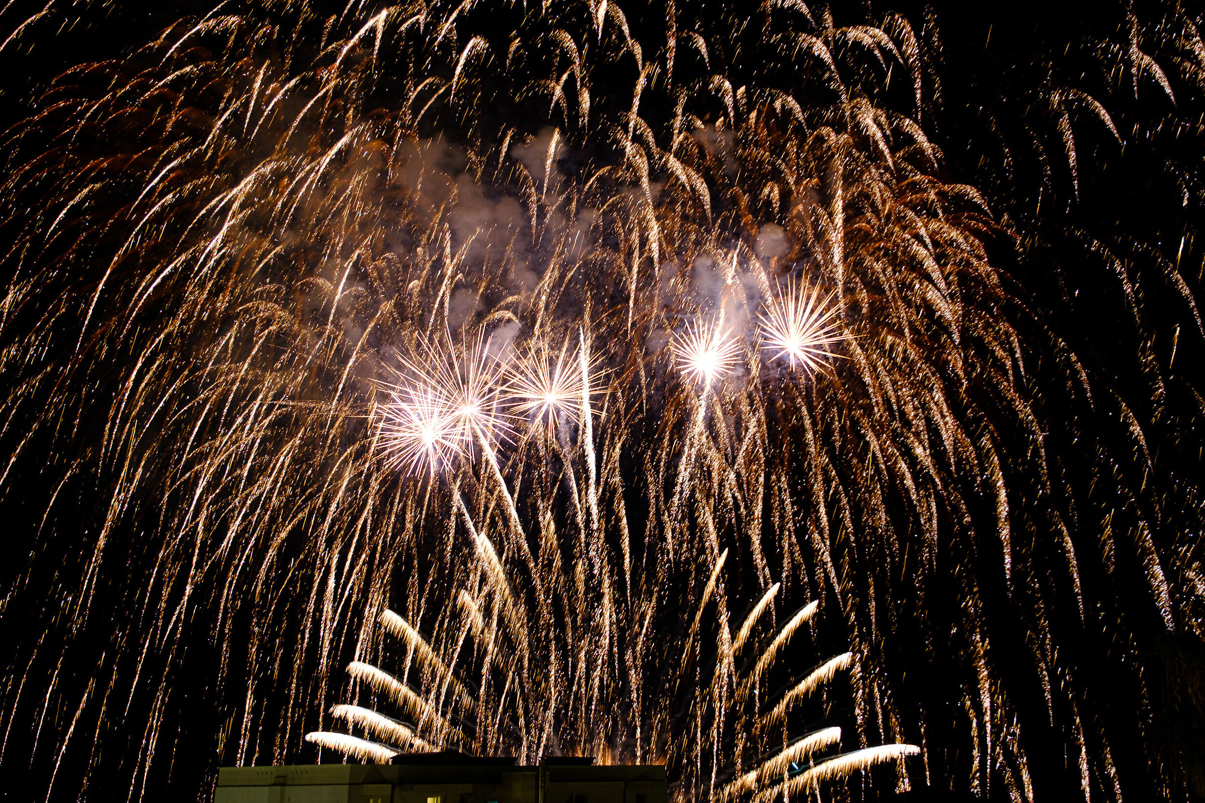 Fireworks in San Vincenzo , 15 August 2023
