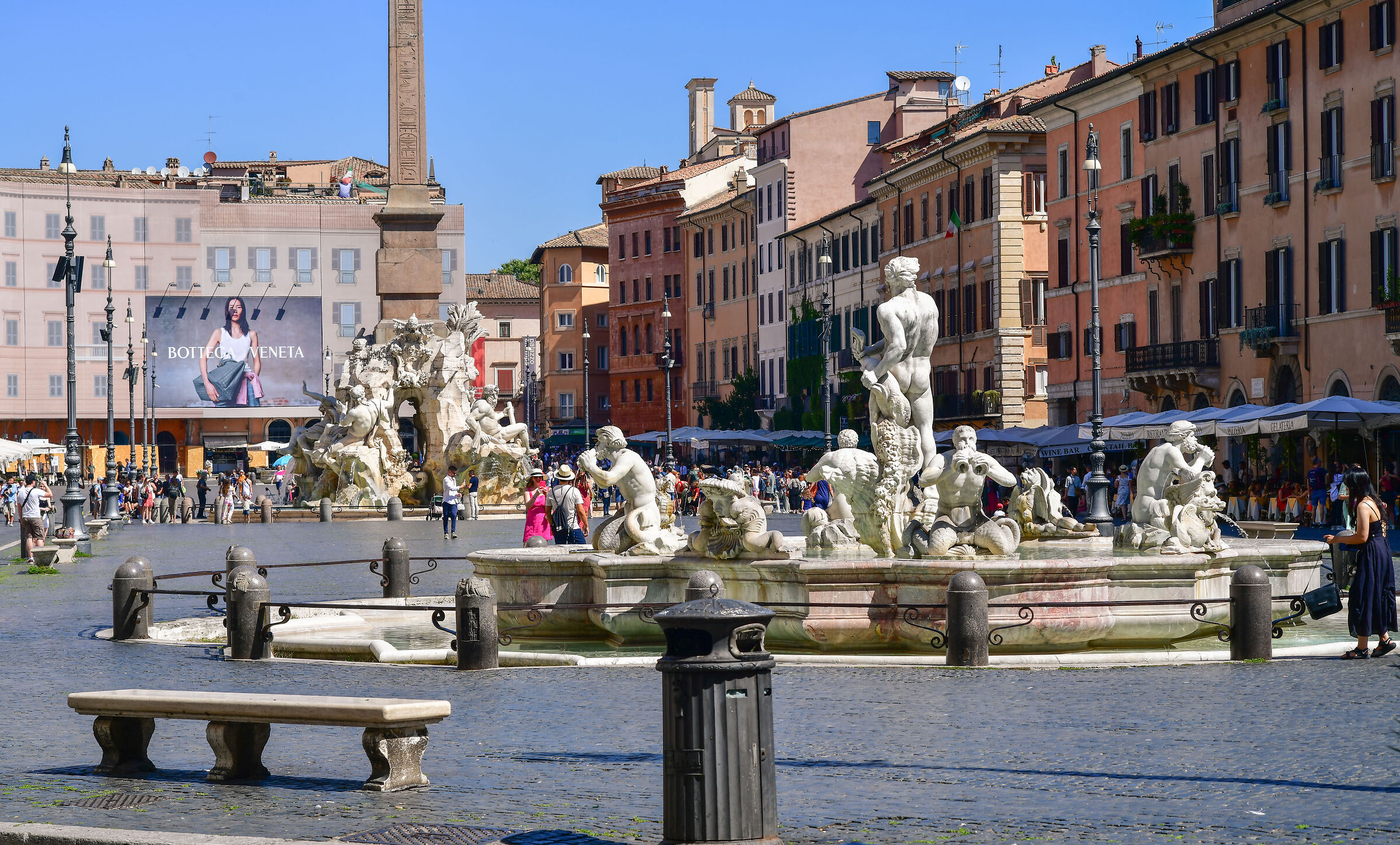 Roma-P.za Navona, fontana del Moro