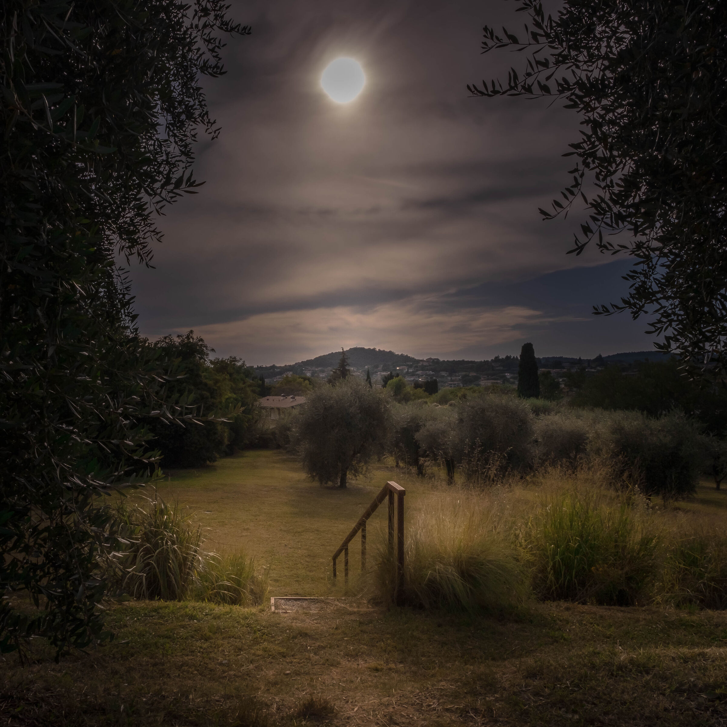 At the Castle of Moniga del Garda