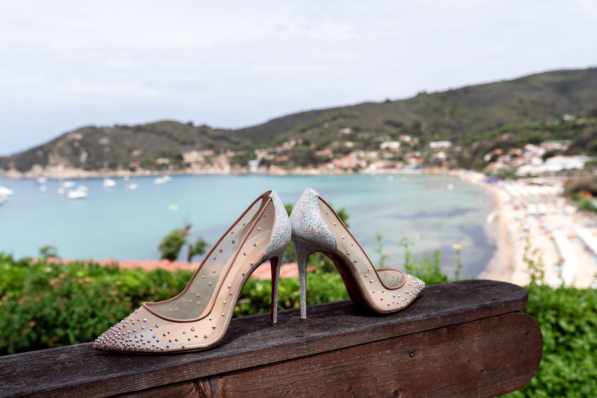 The bride's shoes